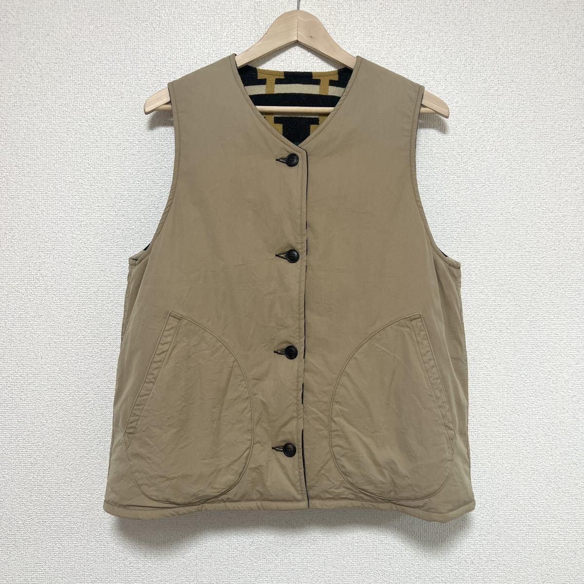 visvim KORA DOWN VEST NATIVE BLANKET