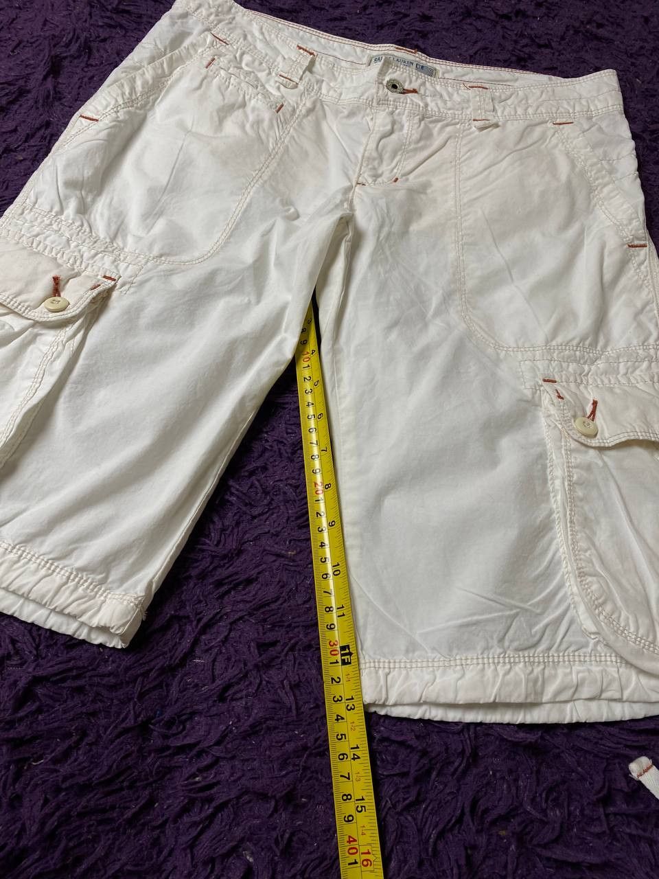 Polo Ralph Lauren Polo Jeans Company Ralph Lauren White Shorts Size 28" / US 6 / IT 42 - 6 Thumbnail
