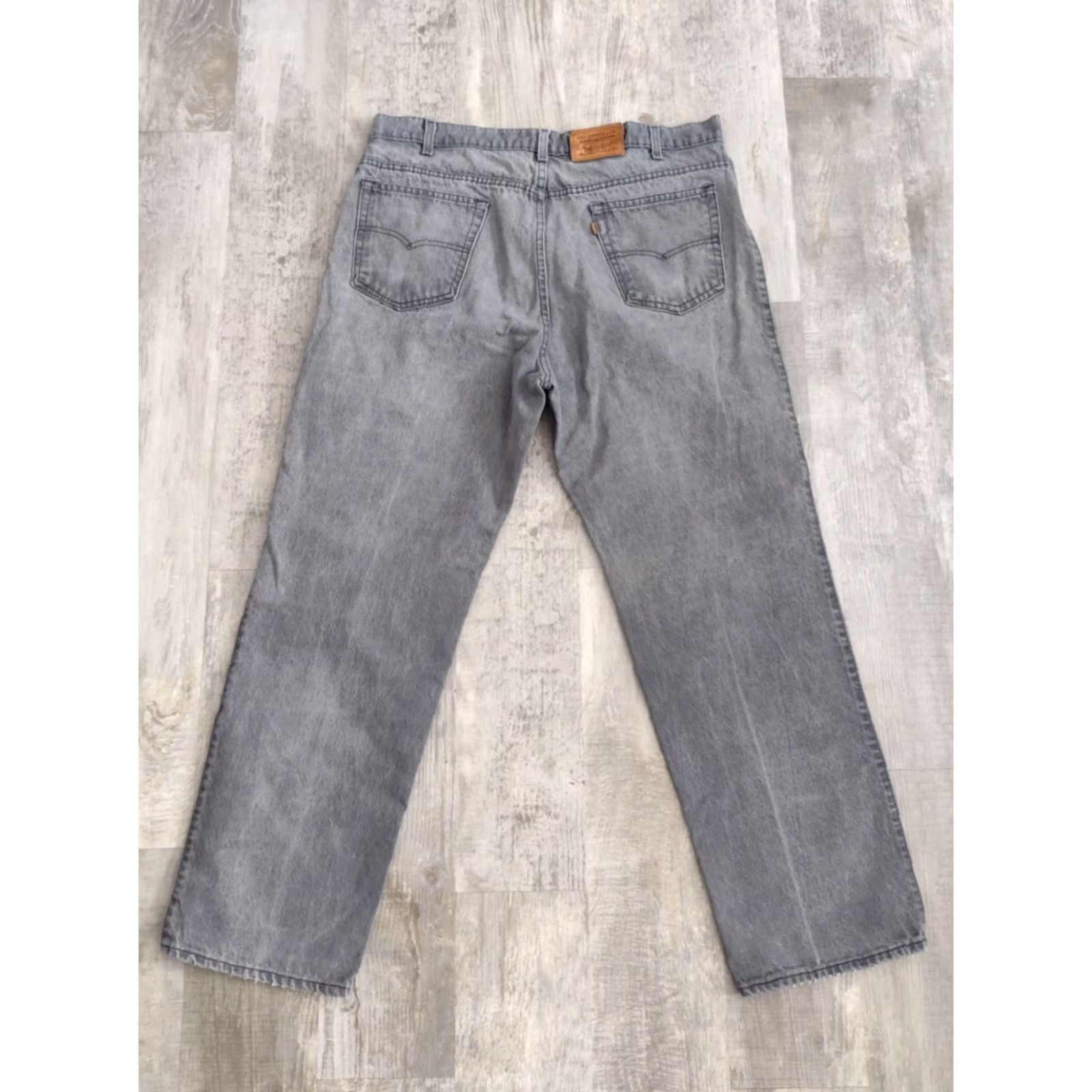Levi's VINTAGE Levi's Two Horse Brand Gray Jeans Men's 40x30 Straight Classic Denim USA Size US 40 / EU 56 - 5 Thumbnail