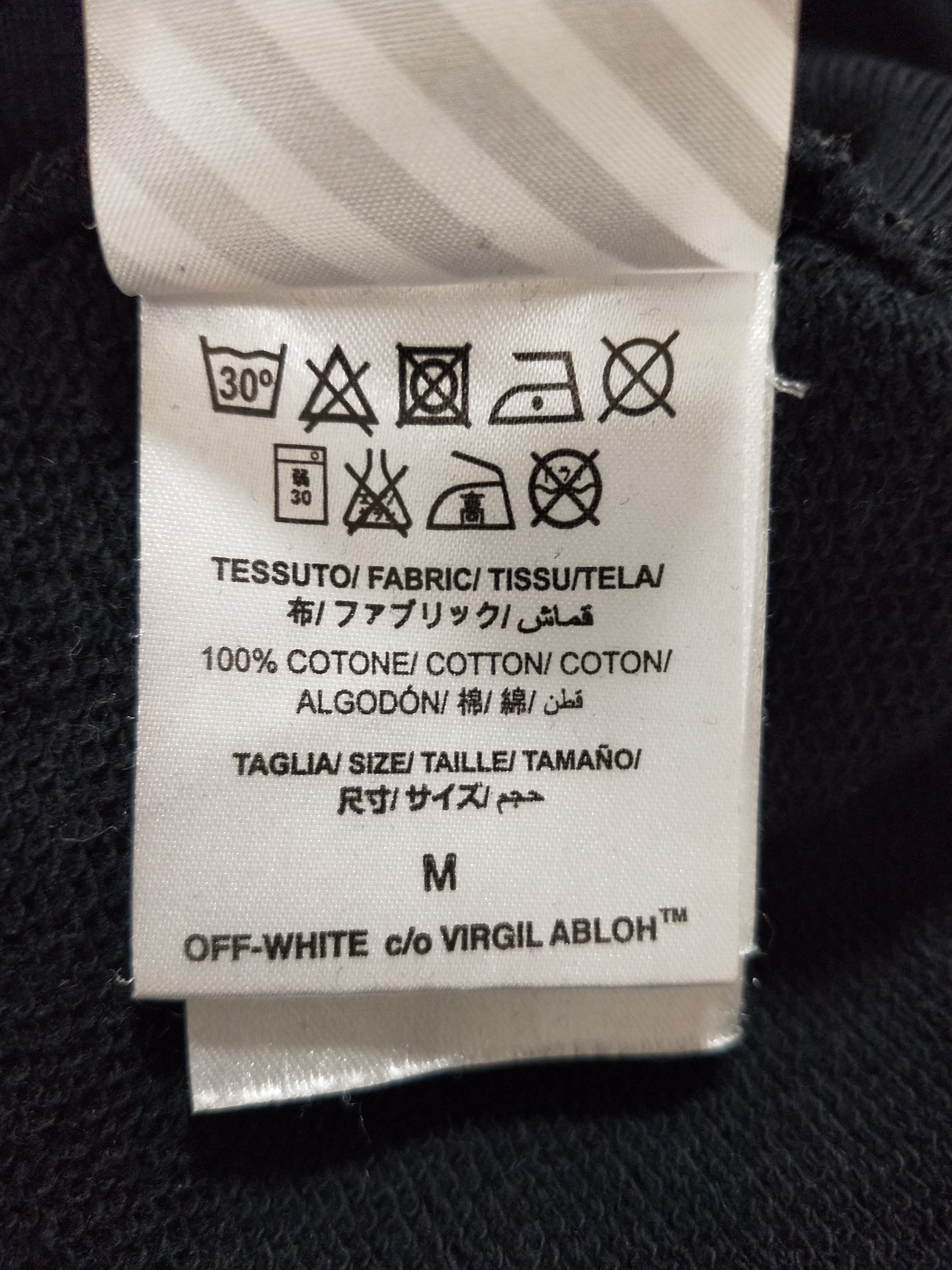 Off-White Diagonal Brushed Sweatshirt Size US L / EU 52-54 / 3 - 6 Thumbnail