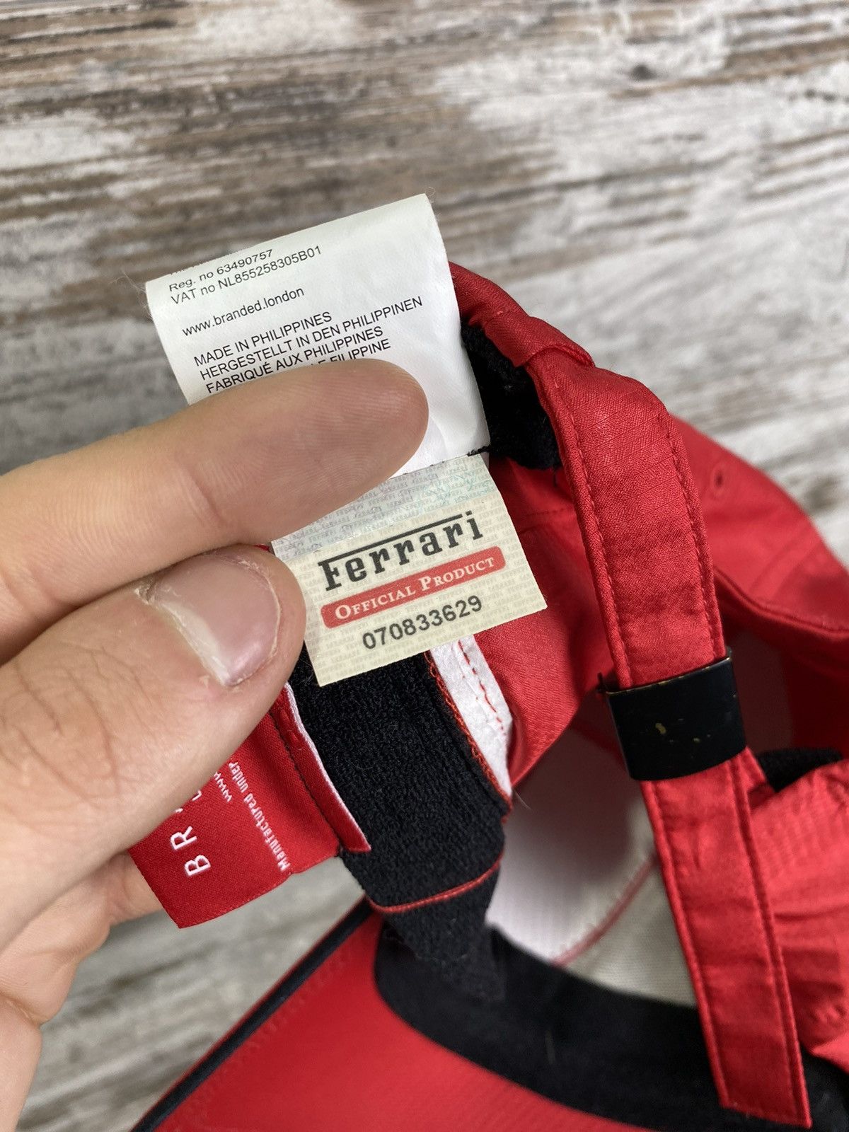 Ferrari × Vintage Mens Vintage Ferrari cap racing hats Size ONE SIZE - 10 Thumbnail