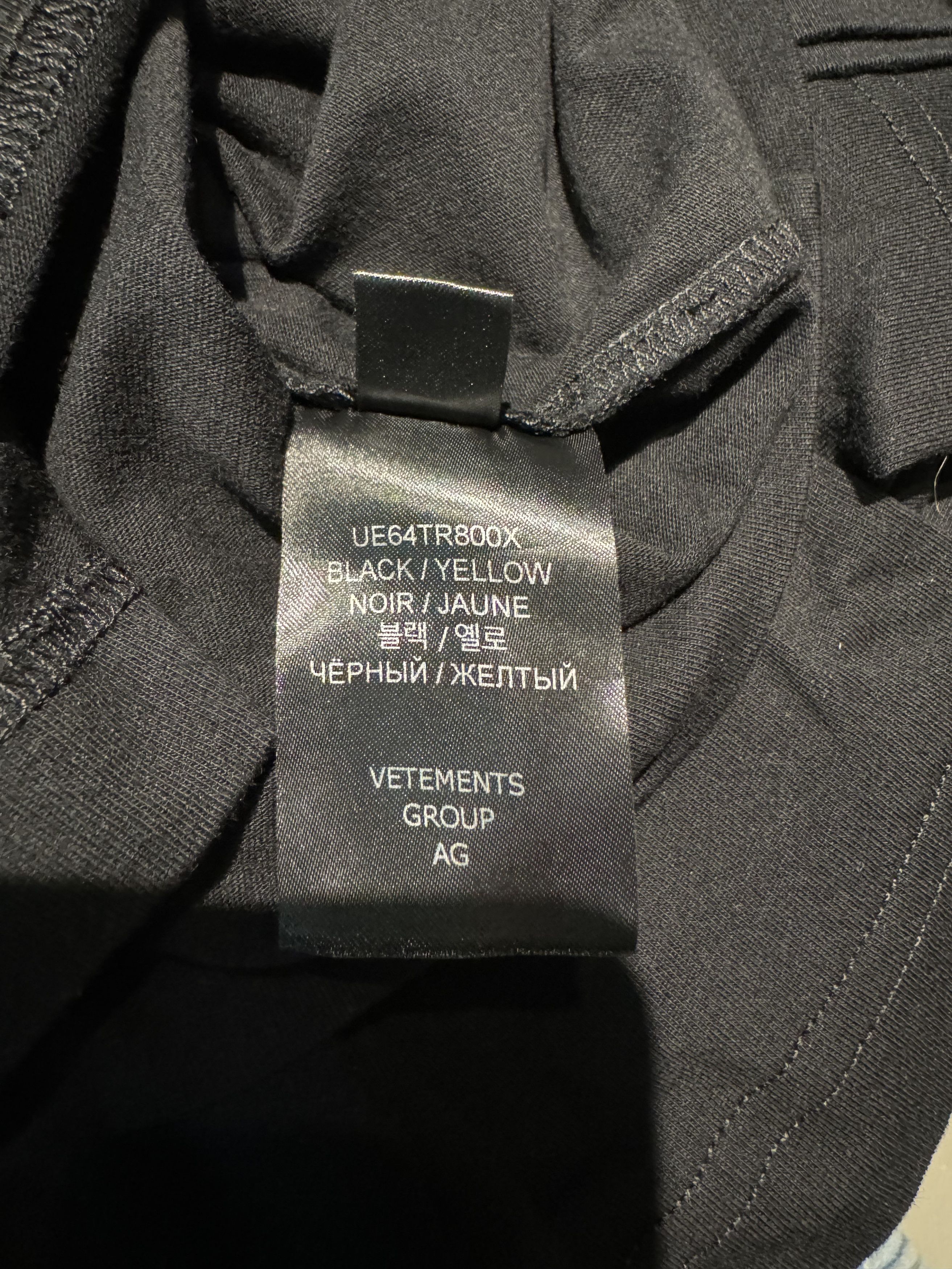 Vetements Black 'Limited Edition' T-Shirt Size US L / EU 52-54 / 3 - 3 Thumbnail