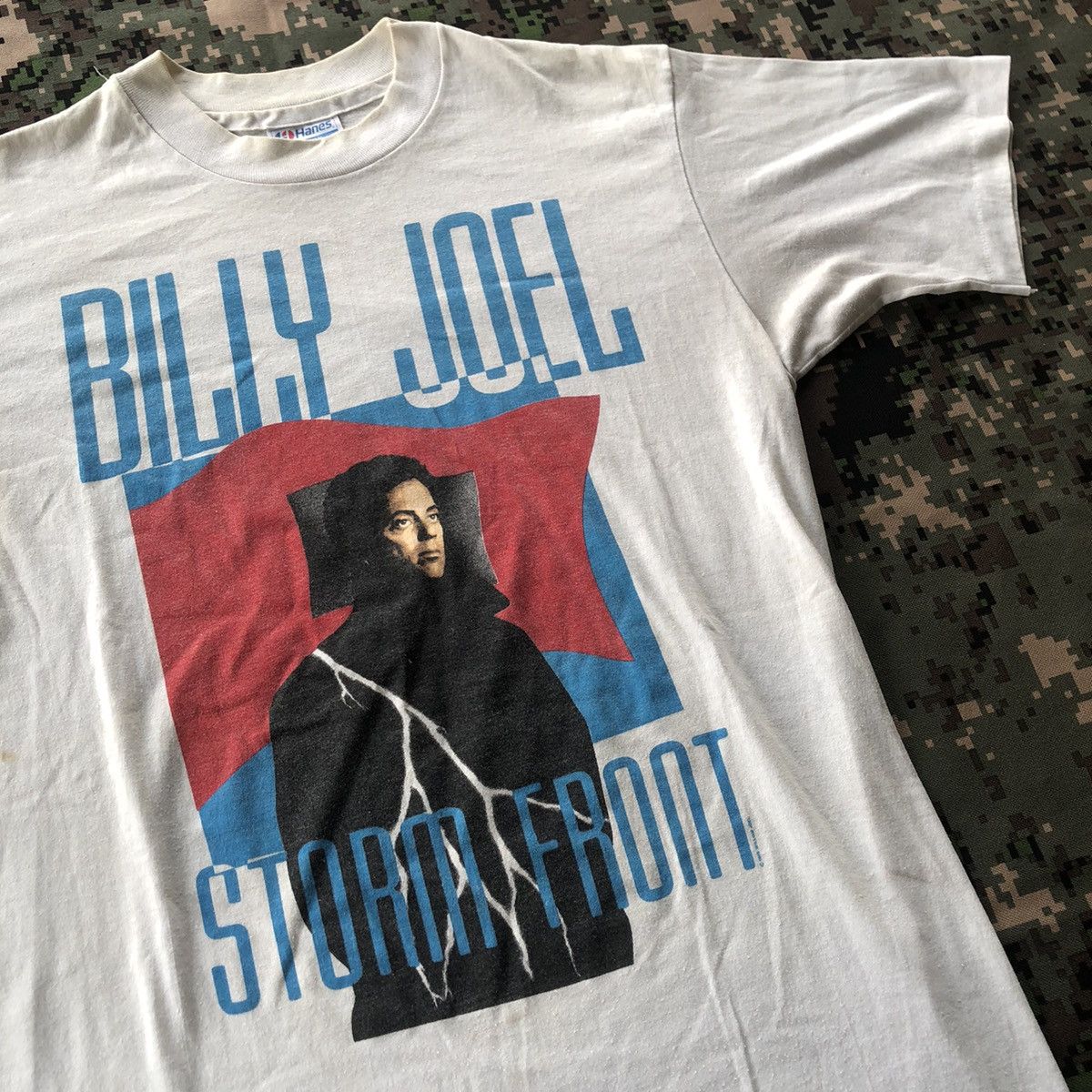 Band Tees × Vintage Vtg 89-90 Tour Billy Joel Band Tshirt Size US M / EU 48-50 / 2 - 1 Thumbnail