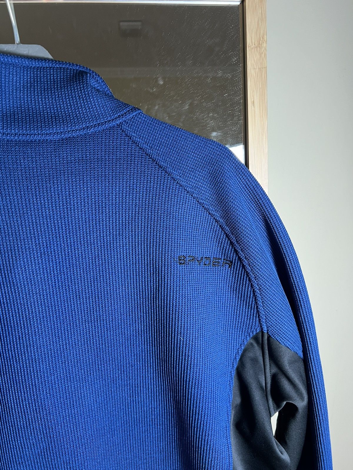 Spyder Spyder Vintage Fleece Pullover BlueBlack Half-Zip XL-Xxl Y2K Size US XL / EU 56 / 4 - 10 Thumbnail