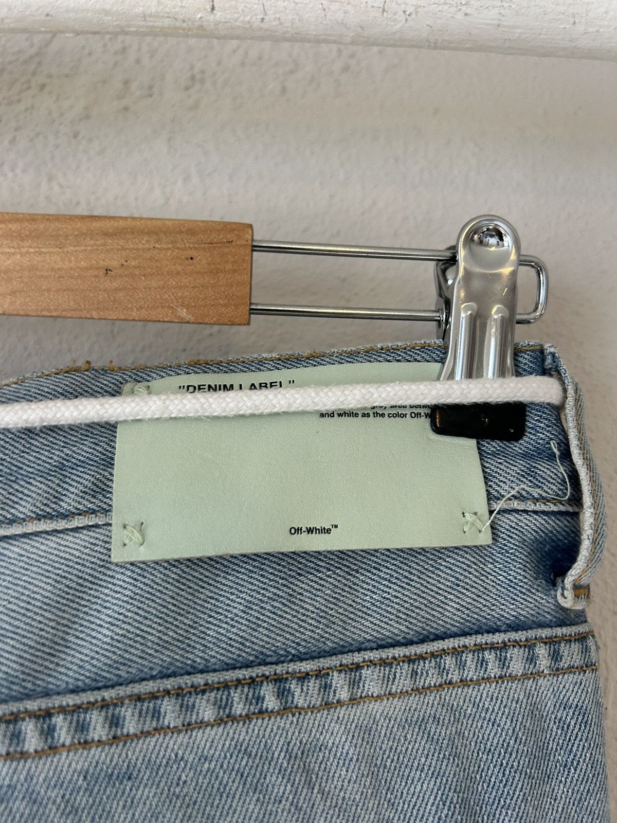 Off-White Off-White Diagonal Stripe Jeans - Size 30 Size US 30 / EU 46 - 6 Thumbnail