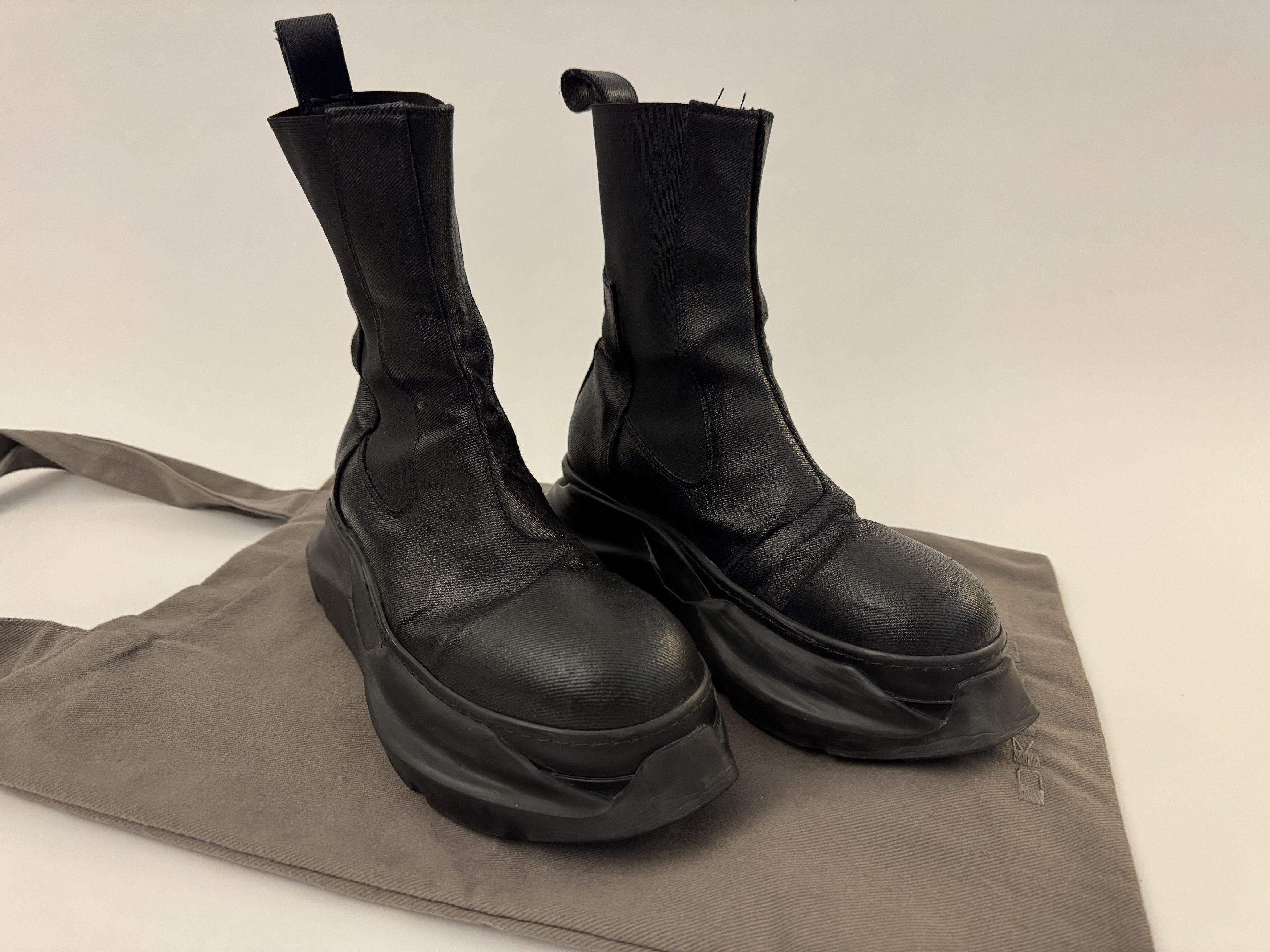 Rick Owens Drkshdw Beatle Abstract Hi-Top Sneaker Size US 9 / EU 42 - 1 Thumbnail