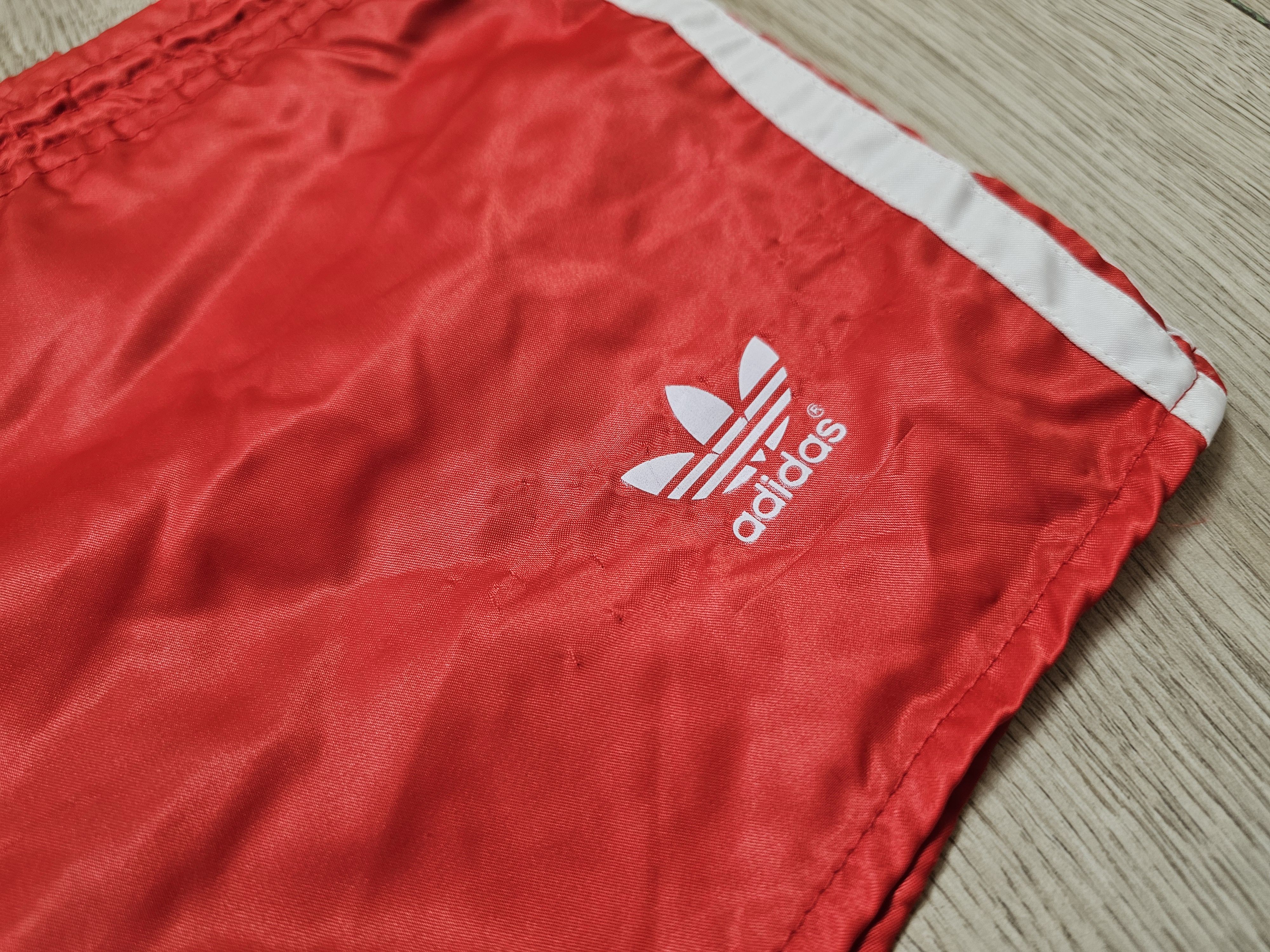 Adidas × Vintage ADIDAS SHORTS RED WEST GERMANY 80s SPRINTER RUNNING SHORTS Size US 30 / EU 46 - 4 Thumbnail