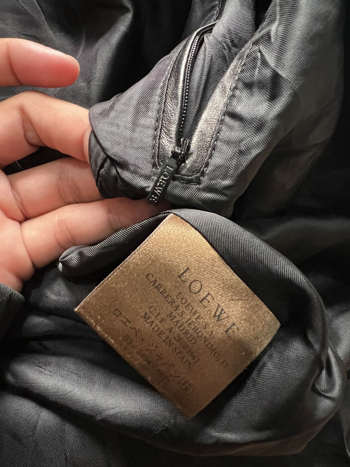 Loewe Vintage Loewe Leather Blazer Jacket Size US L / EU 52-54 / 3 - 8 Thumbnail