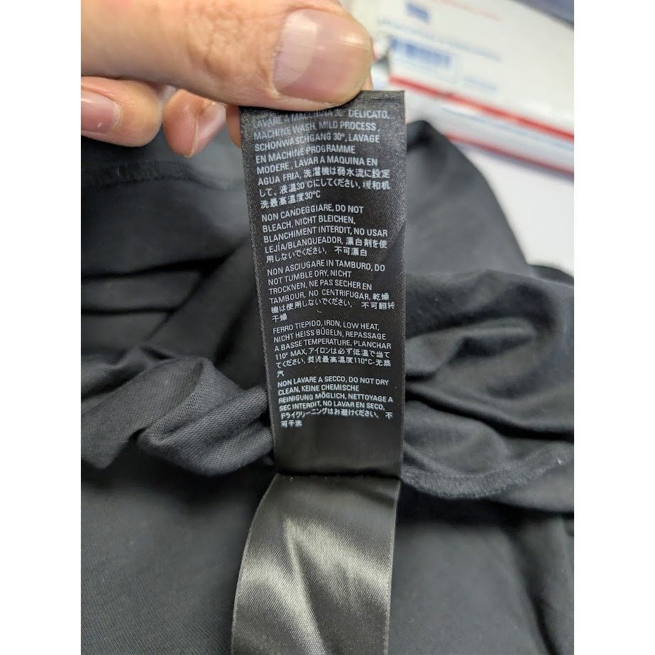 Balenciaga o1rshd1 Paris Vintage Jersey L/S T-Shirt in Black Size US L / EU 52-54 / 3 - 17 Thumbnail
