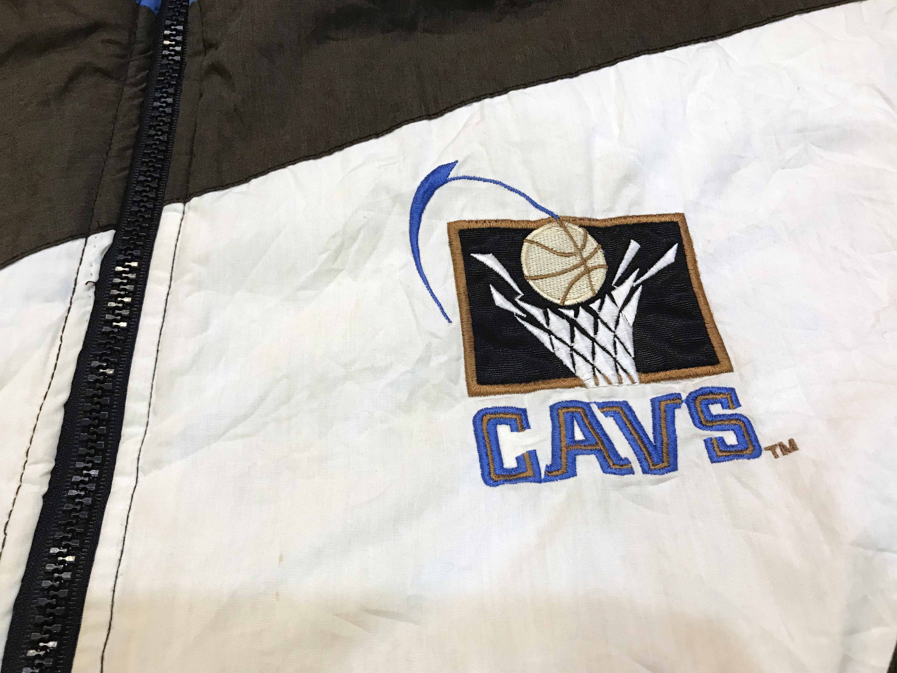 NBA × Pro Player × Vintage Vtg Pro Player NBA Cleveland Cavaliers Cavs Full Zip Jacket Size US M / EU 48-50 / 2 - 2 Thumbnail