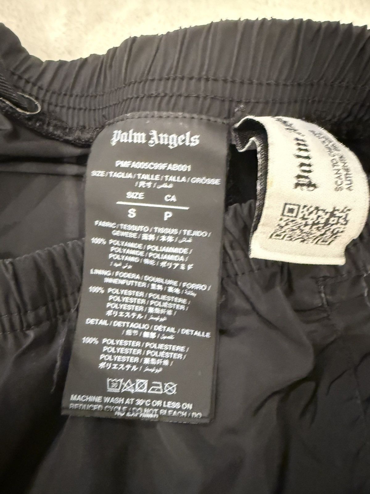 Palm Angels Palm Angels Curved Logo Swim Shorts (S) Size US 30 / EU 46 - 4 Thumbnail