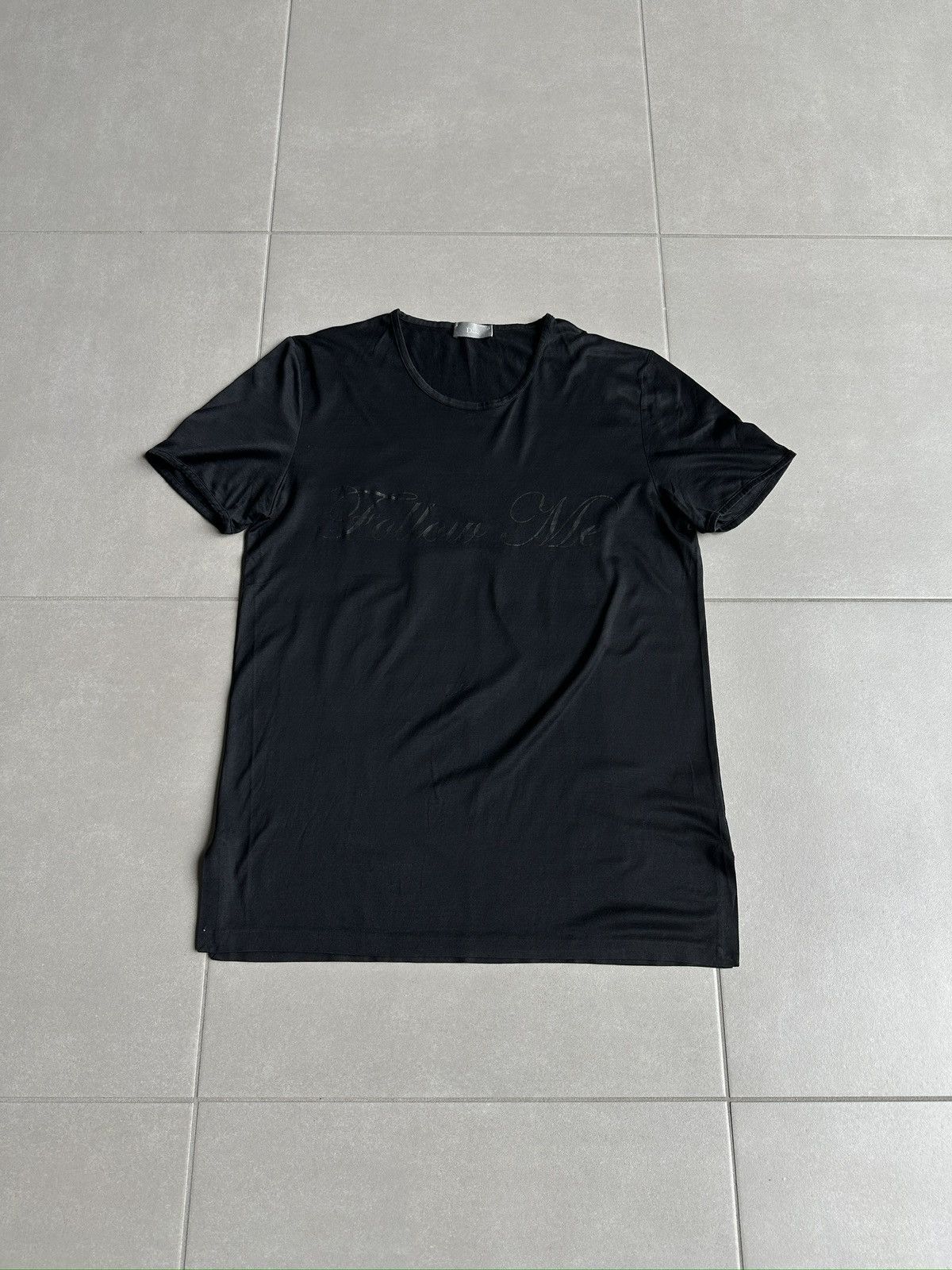 Dior × Hedi Slimane Dior Homme SS07 geometry T-shirt | Grailed