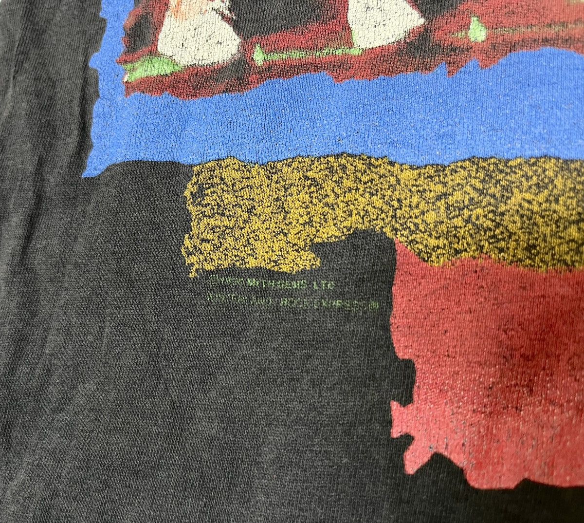 Vintage Vintage 90s Led Zeppelin Sun Faded Distressed Thrashed Tee Size US M / EU 48-50 / 2 - 5 Thumbnail