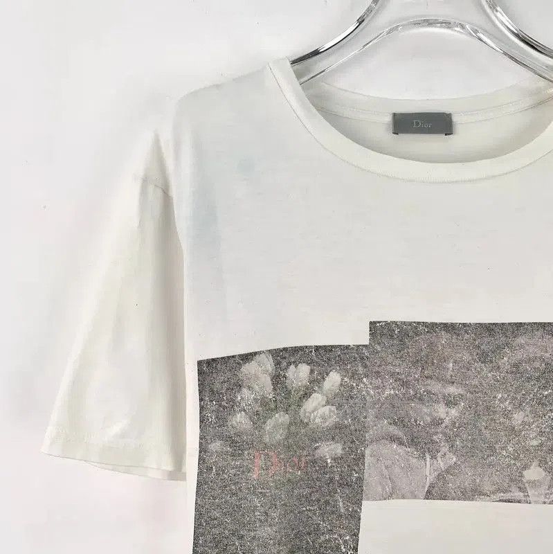 Dior Dior White Cotton Women's T. Size L / US 10 / IT 46 - 3 Thumbnail