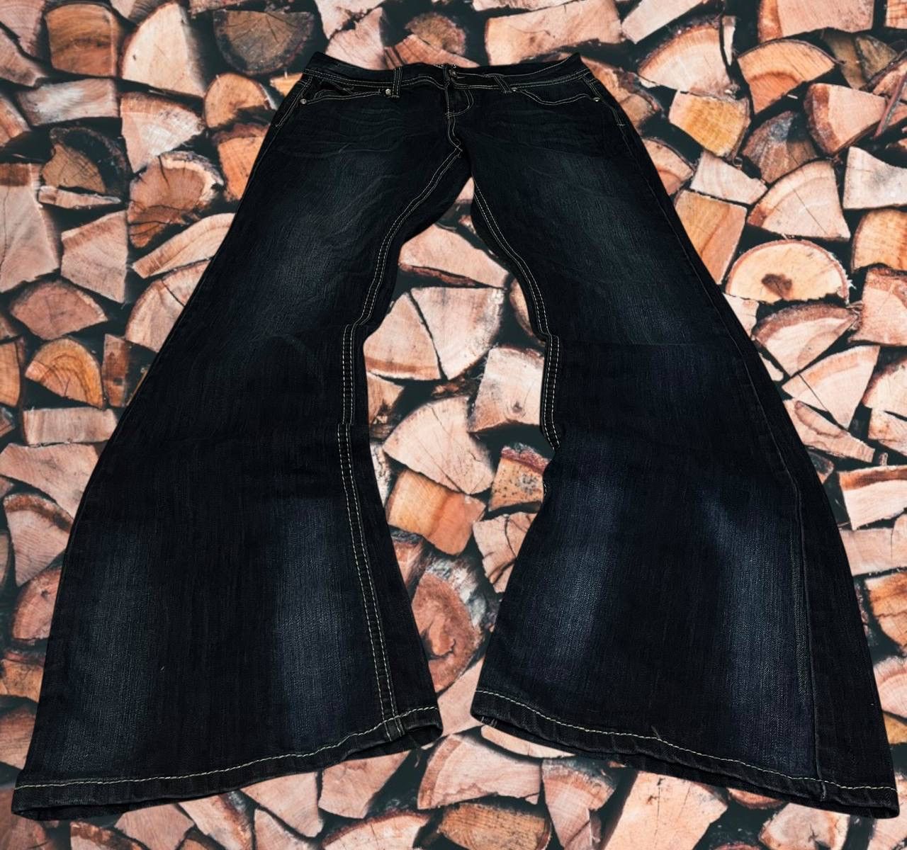Japanese Brand × Vintage IfSixWasNine japanese Y2K Kapital style flared jeans Size US 30 / EU 46 - 1 Thumbnail