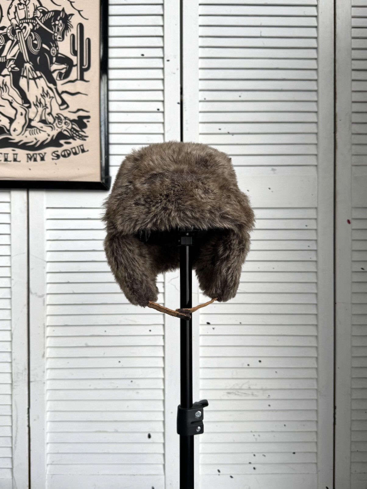 Vintage Next Faux Fur Trapper Ushanka Hat Brown Winter Size ONE SIZE - 2 Thumbnail