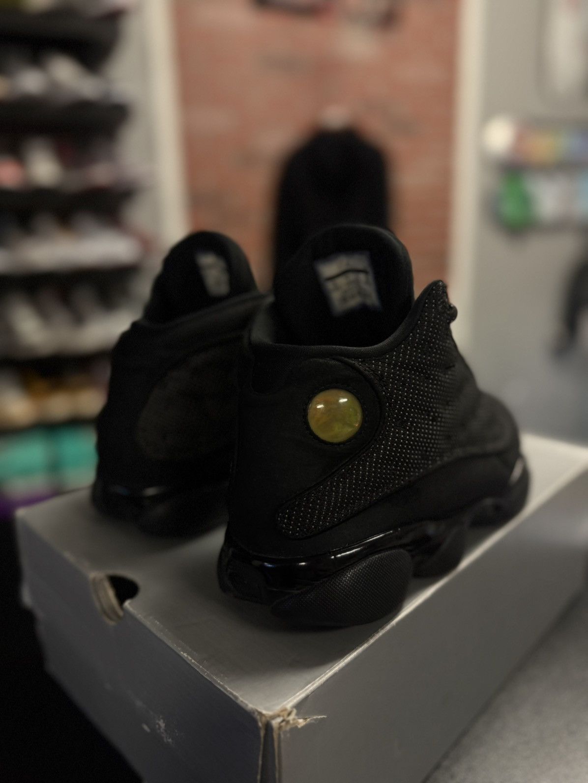 Jordan Brand Jordan 13 Black Cat Size 8 🧼 W BOX (2017) Size US 8 / EU 41 - 5 Thumbnail