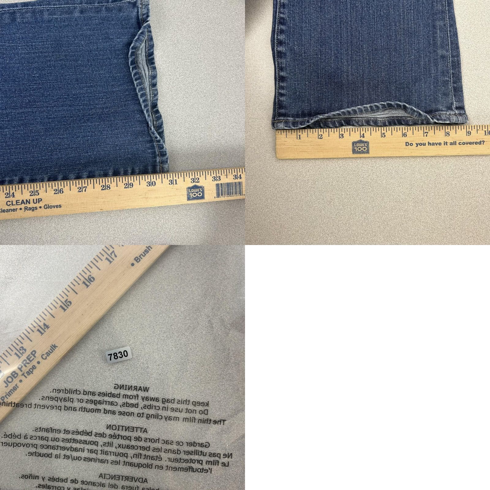 Lucky Brand Lucky Brand Women Jeans Low Rise Bootcut Blue Denim - Sweet N Low Size 32" / US 10 / IT 46 - 9 Thumbnail