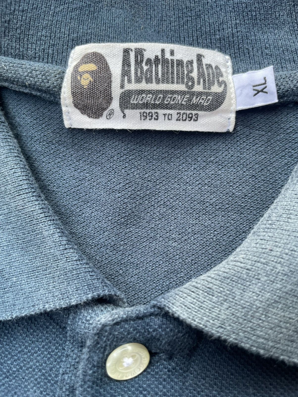 Bape Vintage Bape Polo Tshirt Size US L / EU 52-54 / 3 - 15 Thumbnail