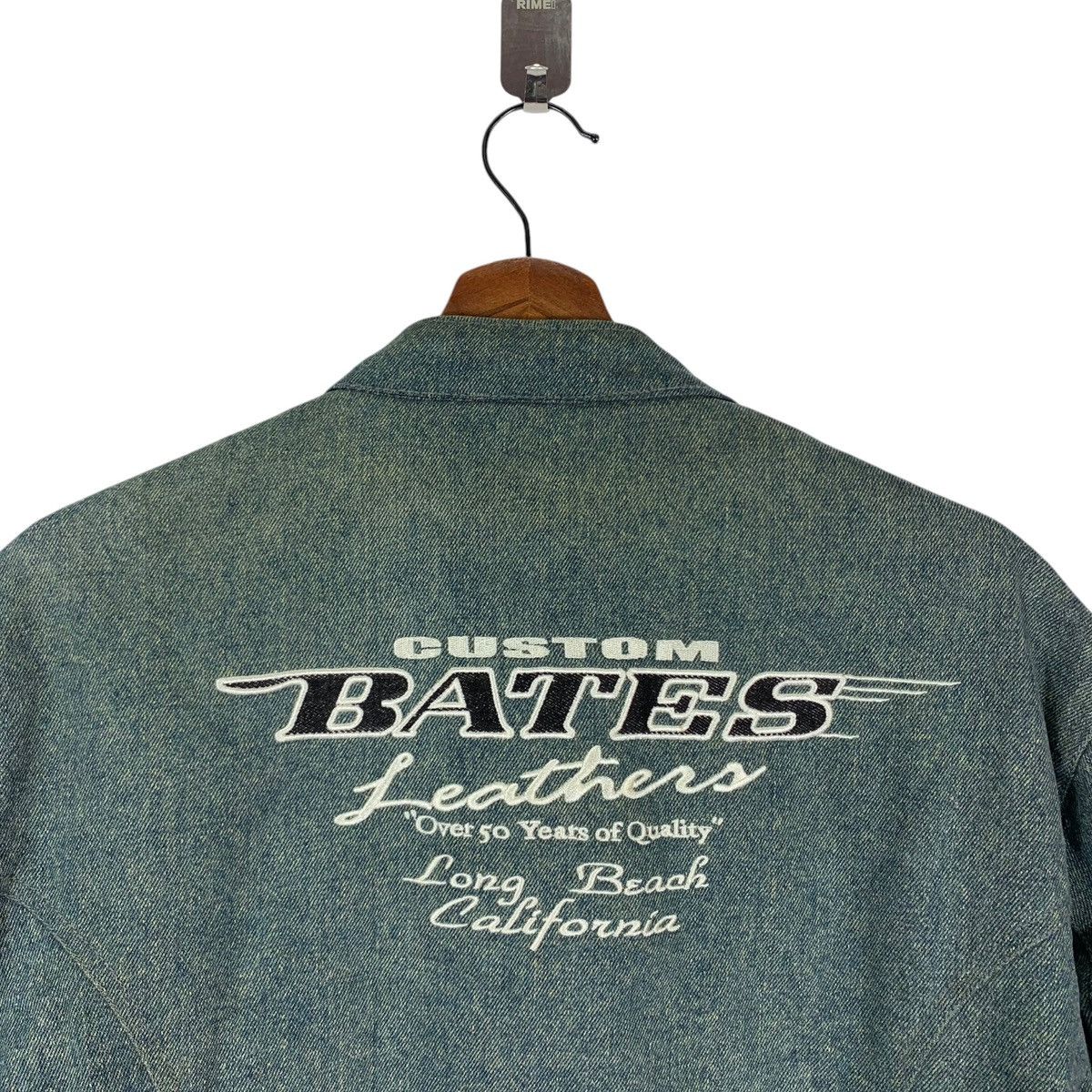 Vintage VINTAGE COSTUM BATES LEATHER PADDING BIKERS JACKET Size US L / EU 52-54 / 3 - 8 Thumbnail