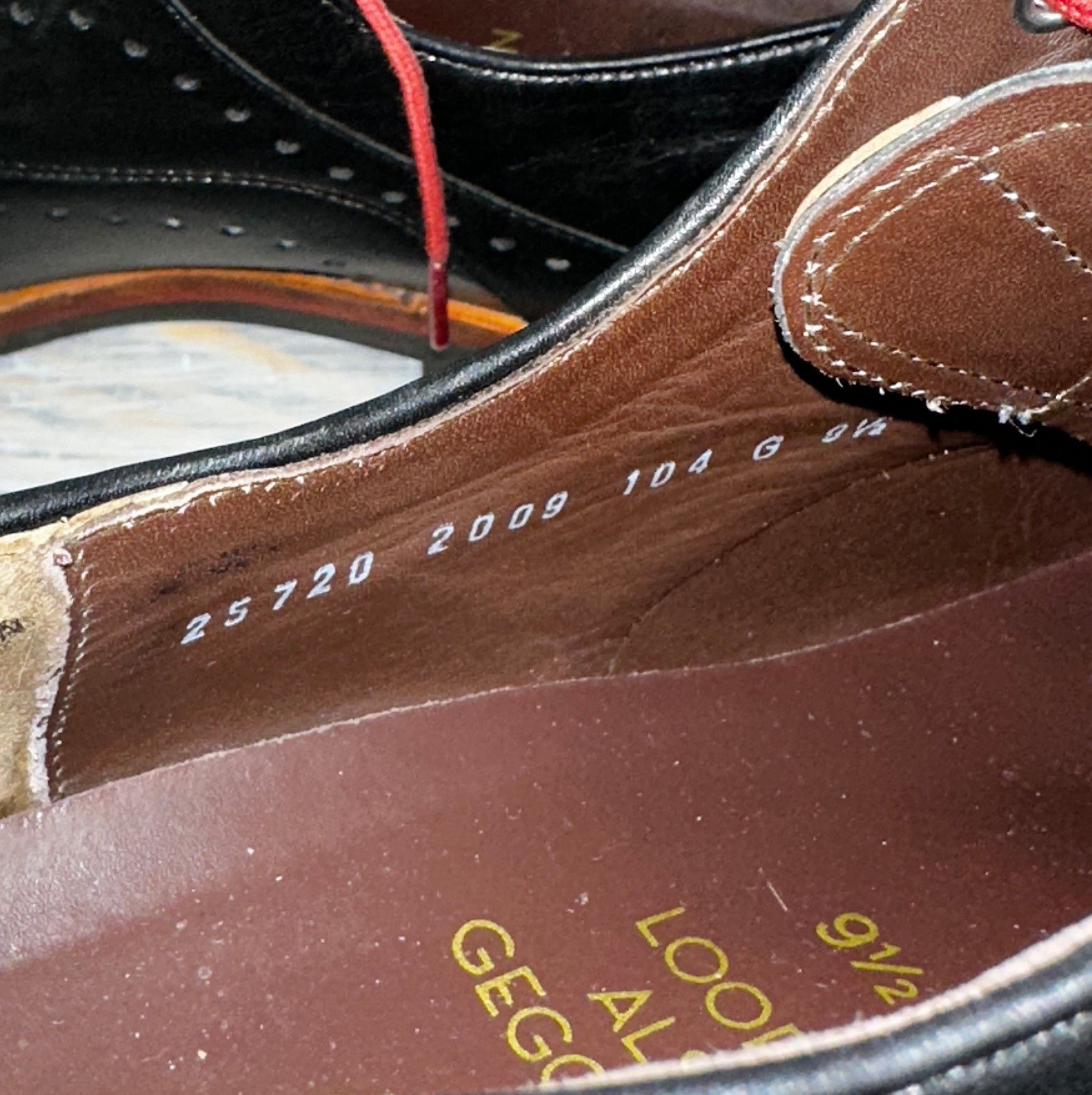 Leather GLJS Loopt Als Gegoten Leather Shoes Luxury Brand Italy Size US 9.5 / EU 42-43 - 11 Thumbnail