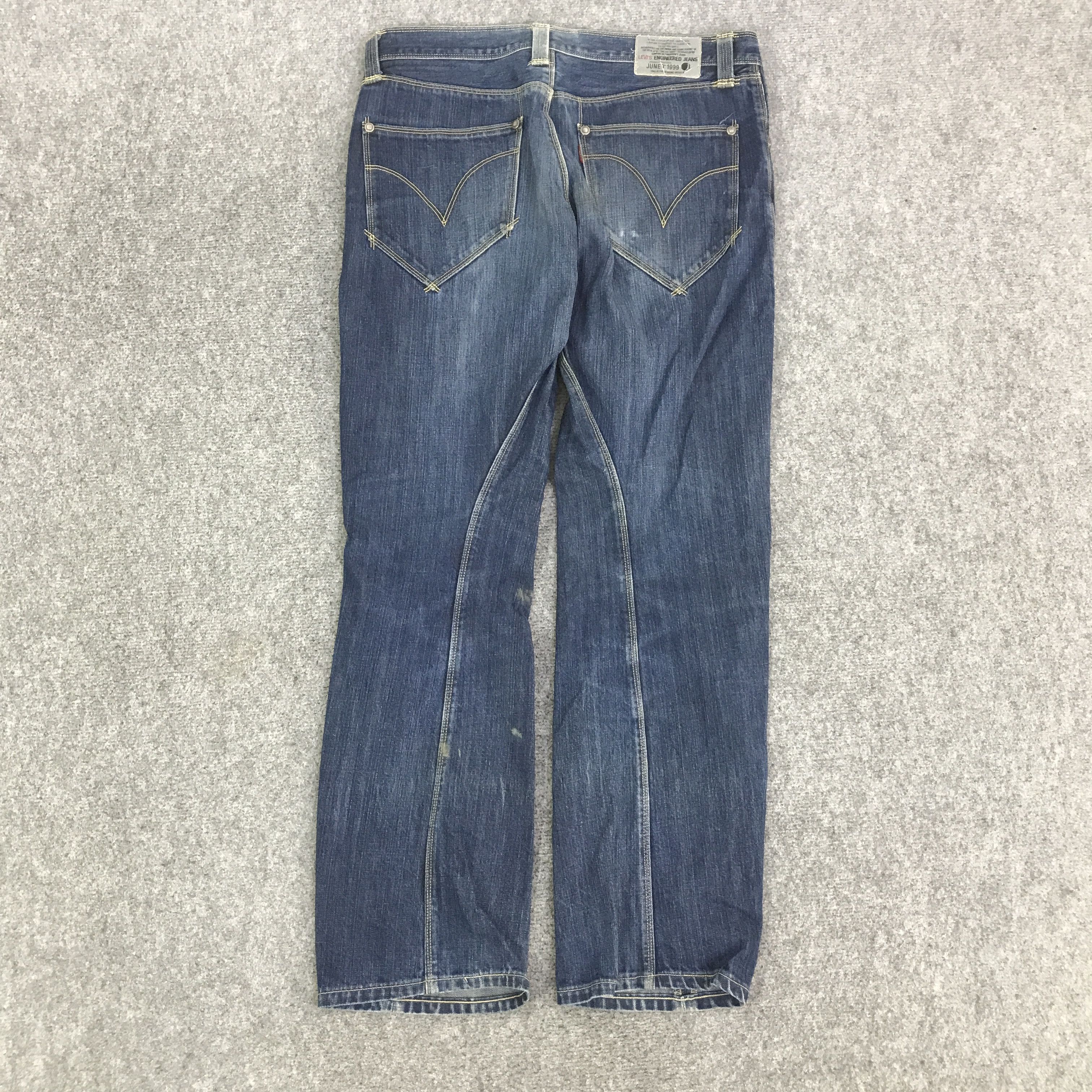 Levi's Vintage Clothing DENIM LEVIS DISTRESSED PANTS JEANS k118b9 Size US 33 - 5 Thumbnail