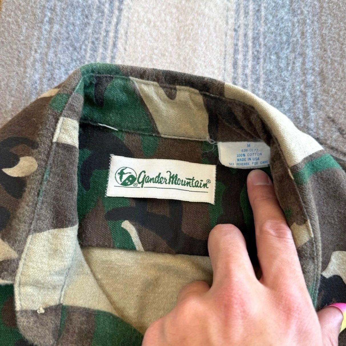 Vintage VINTAGE Gander Mountain Button-Up Camouflage Shirt Men M USA Made 90s Outdoor Hunting Camouflage Green Long Sleeve Size US M / EU 48-50 / 2 - 3 Thumbnail