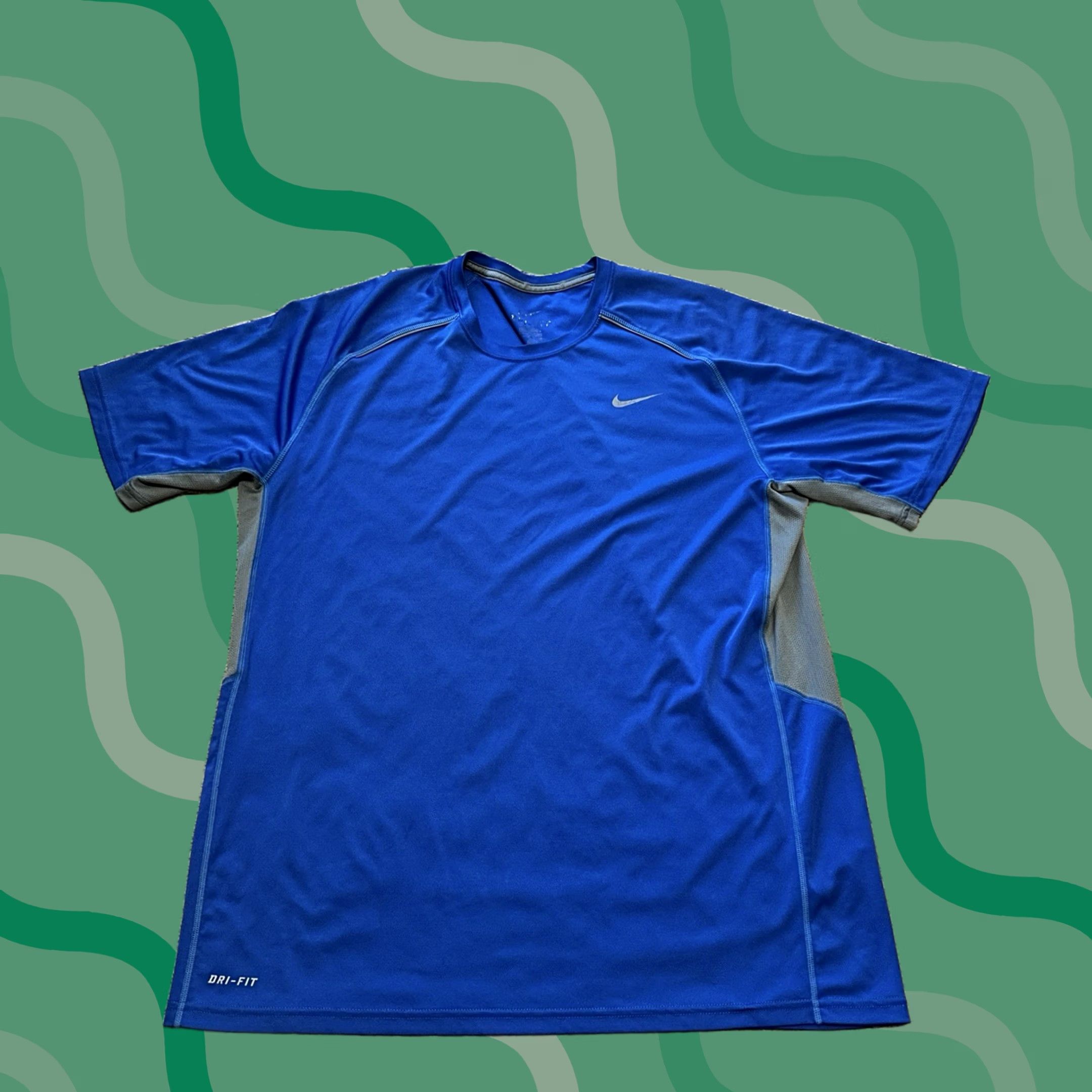 Nike Nike Dri-Fit Shirt Men XL Blue Gym Training Running Lightweight Performance Size US XL / EU 56 / 4 - 1 Thumbnail