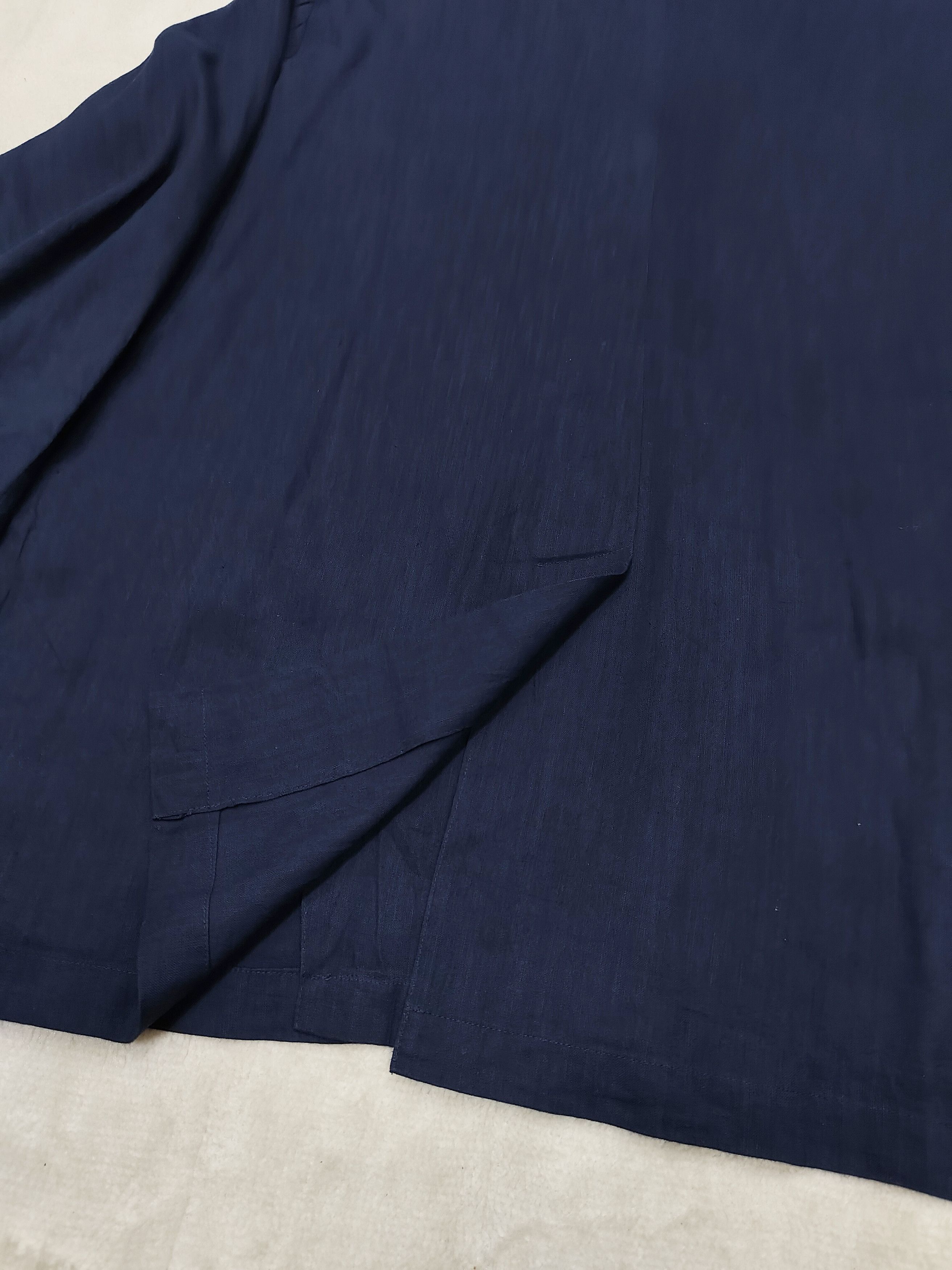 Vintage 80s Duccia Grimani- Archive Italian Linen Utility Blazer Size US L / EU 52-54 / 3 - 4 Thumbnail