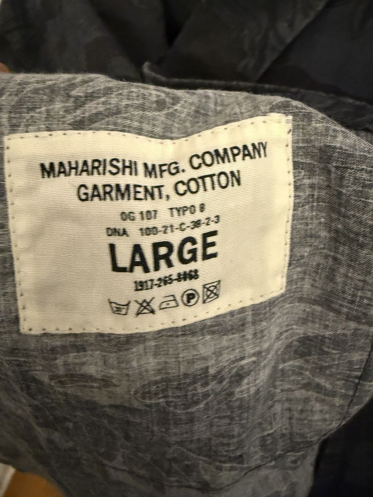 Maharishi MAHARISHI Camo Camp Collar Shirt Size US L / EU 52-54 / 3 - 4 Thumbnail