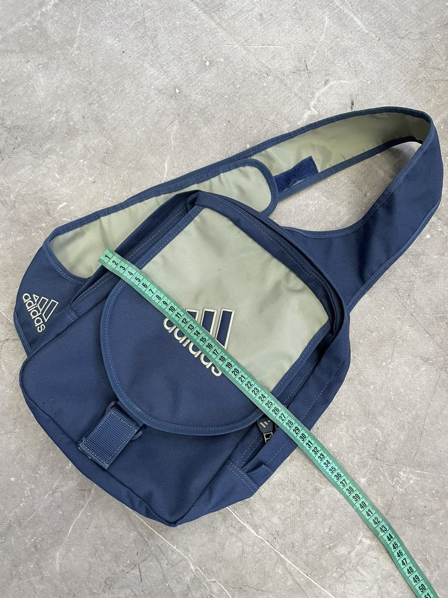 Adidas Adidas blue beige crossbody sling bag vintage 2000s y2k Size ONE SIZE - 15 Thumbnail