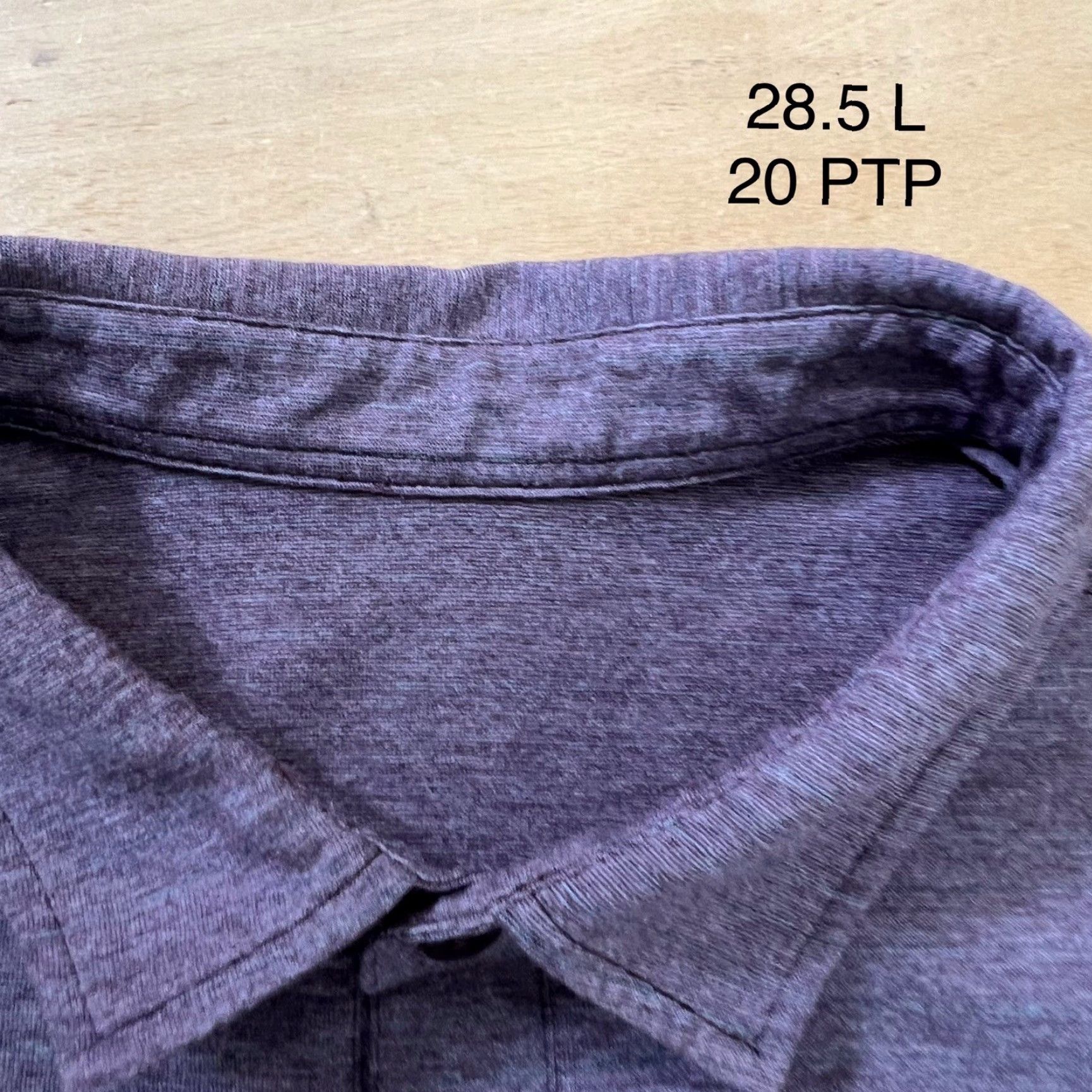 Lululemon Lululemon Evolution Polo Shirt M Purple Casual Cotton Logo Men Polo Shirt M Purple Size US M / EU 48-50 / 2 - 5 Thumbnail
