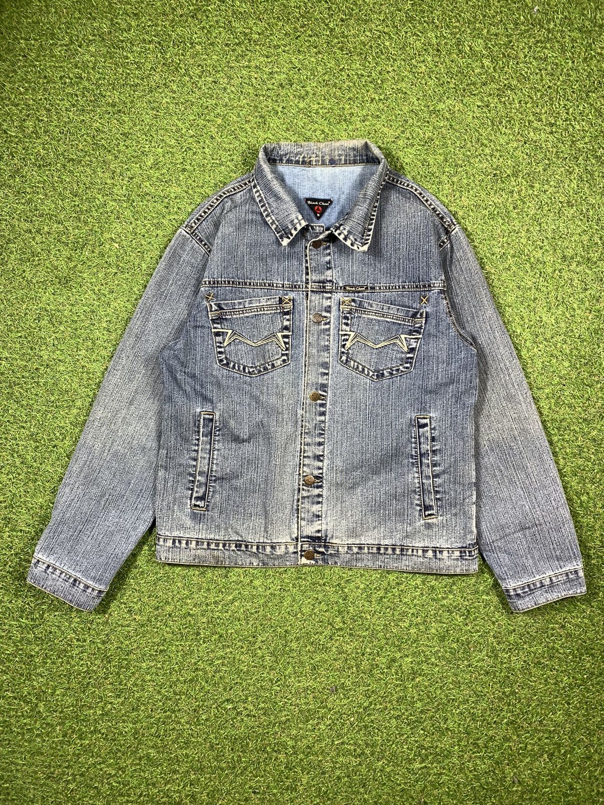 Vintage Vintage Y2K Jeans jacket denim streetwear style size M Size US M / EU 48-50 / 2 - 1 Thumbnail