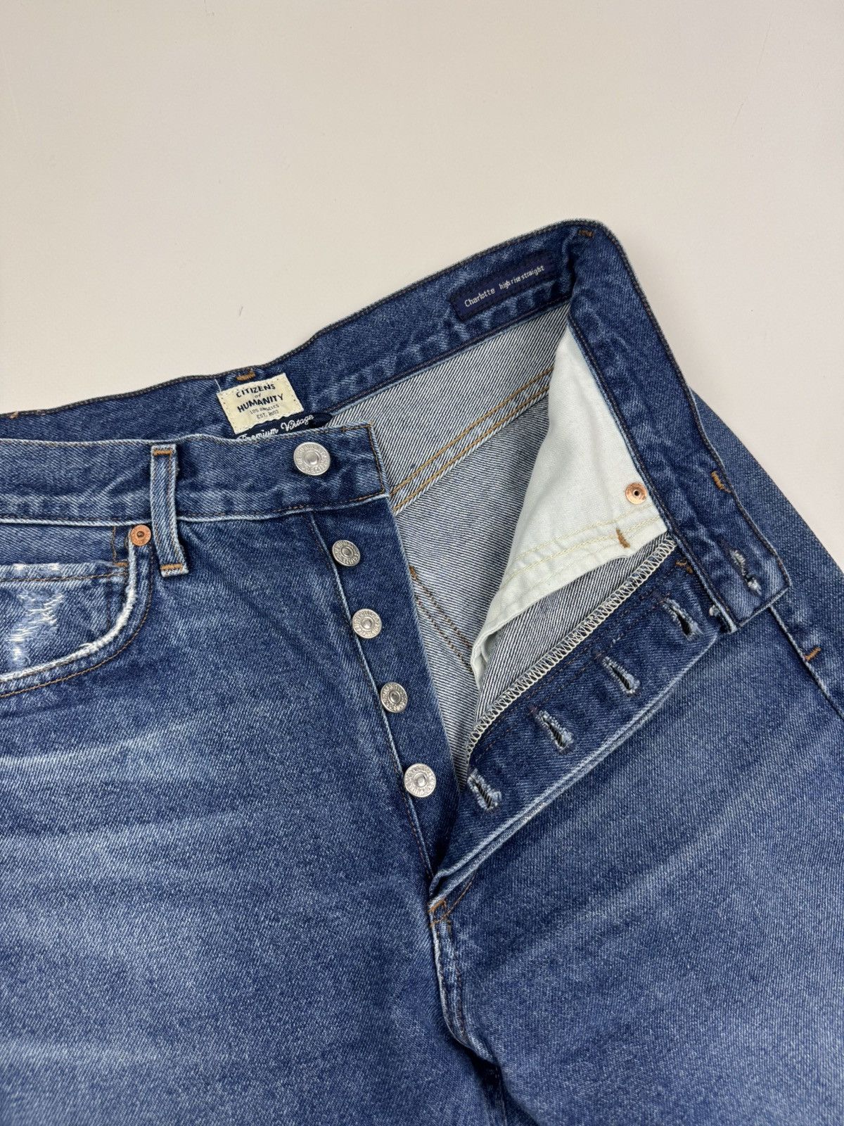 Citizens Of Humanity Citizens of Humanity Charlotte Washed Denim Women’s Jeans Size 28" / US 6 / IT 42 - 8 Thumbnail