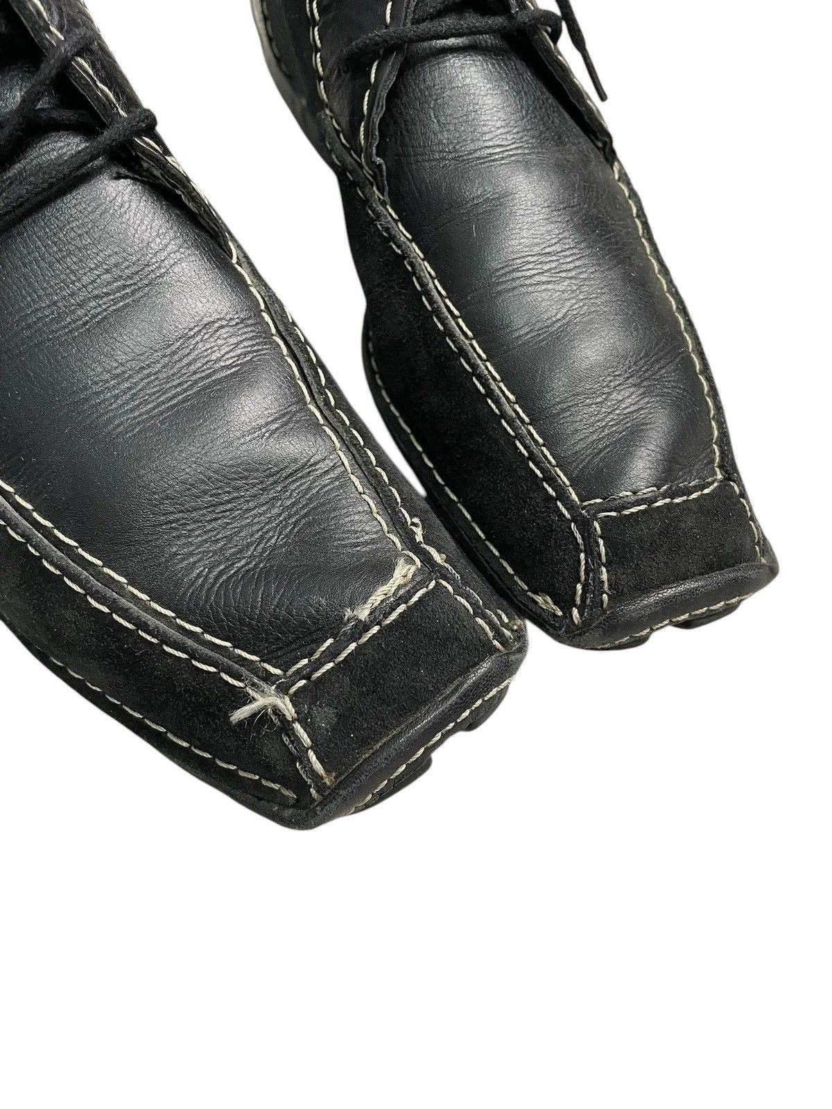14th Addiction Vintage Black Leather Boots 14th addiction stitching japan Size US 8 / EU 41 - 7 Thumbnail