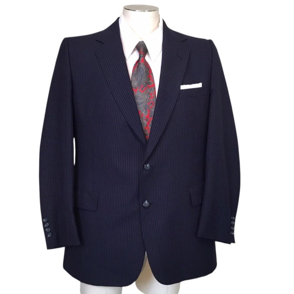 Other Cardin Couture Christian St. John Pinstripe Suit Coat Size 42R - 1 Thumbnail