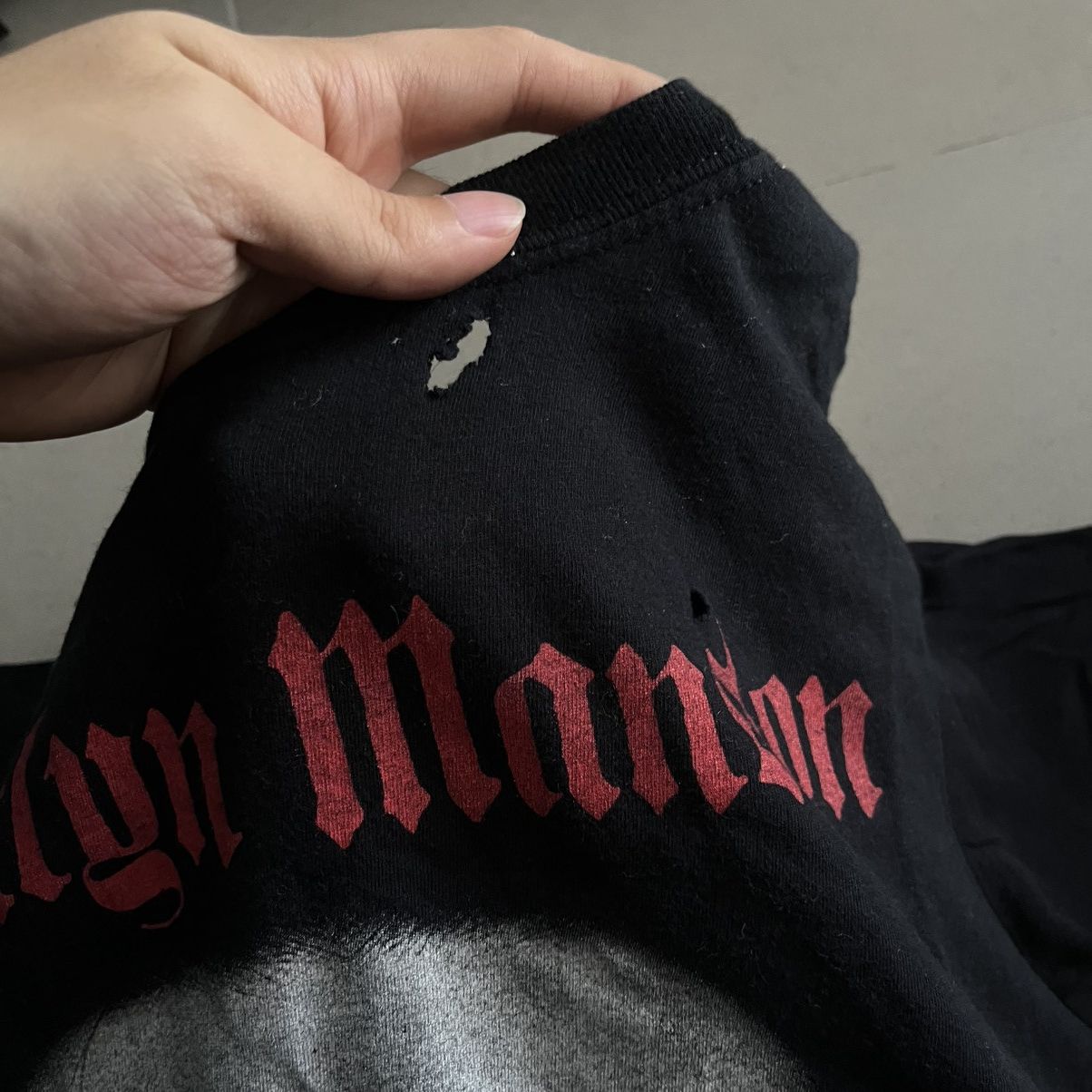Gildan Vintage Marilyn Manson Shirt Band Tee Size US S / EU 44-46 / 1 - 4 Thumbnail