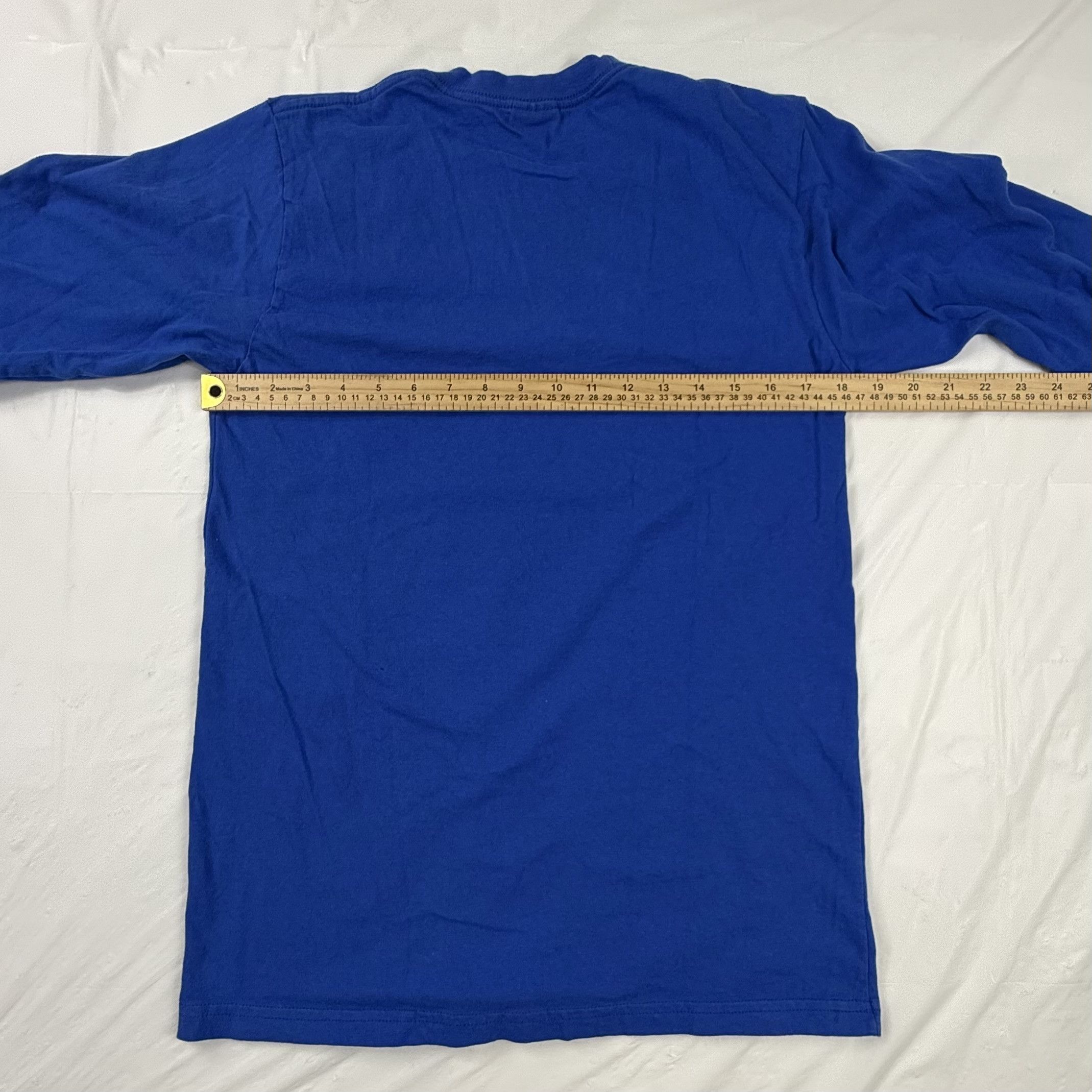 Supreme Supreme Mens Royal Blue Long Sleeve T-Shirt Solid Crew Neck Size US M / EU 48-50 / 2 - 3 Thumbnail