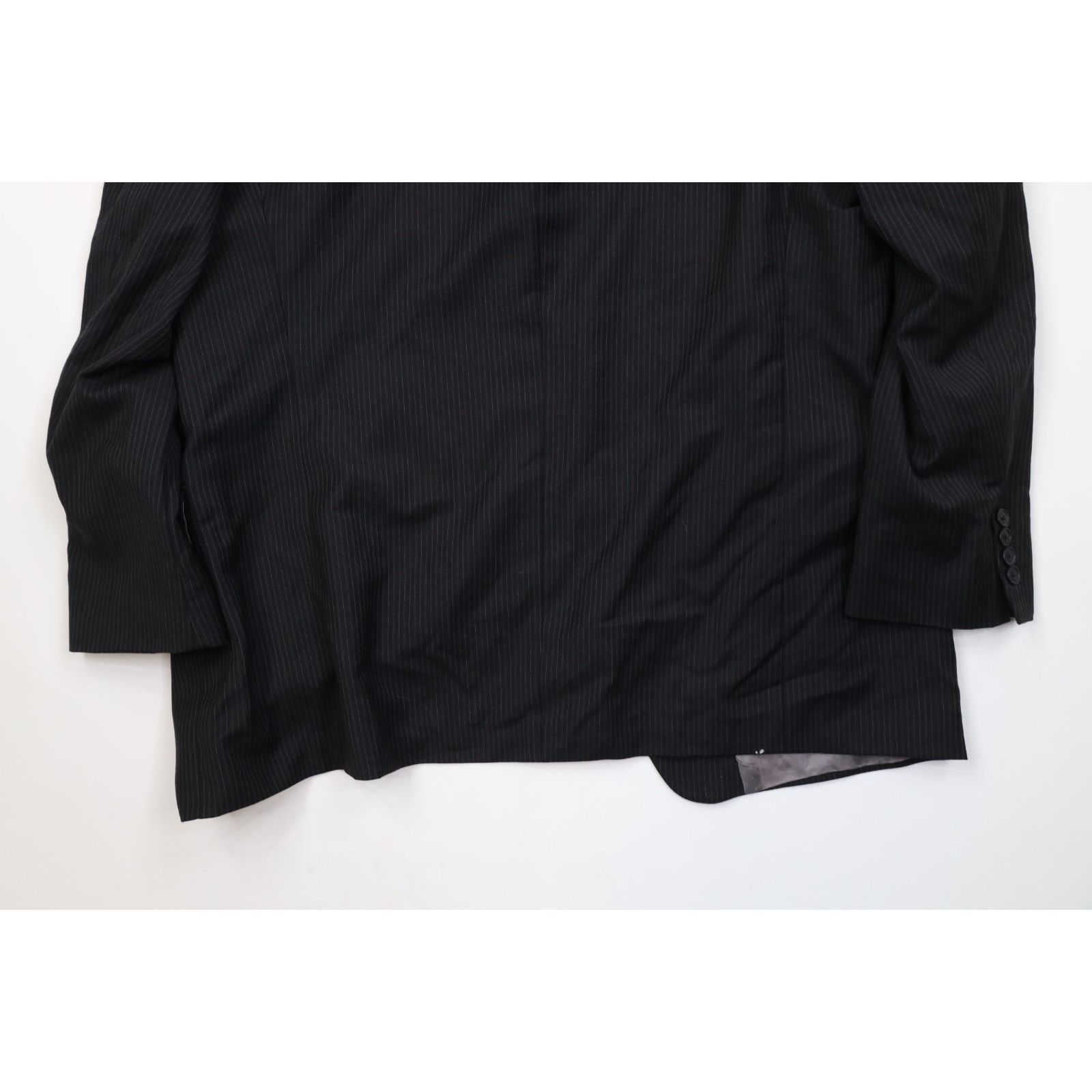 Calvin Klein Vintage Calvin Klein 2 Piece Wool Suit Wedding Black Size 44R - 9 Thumbnail