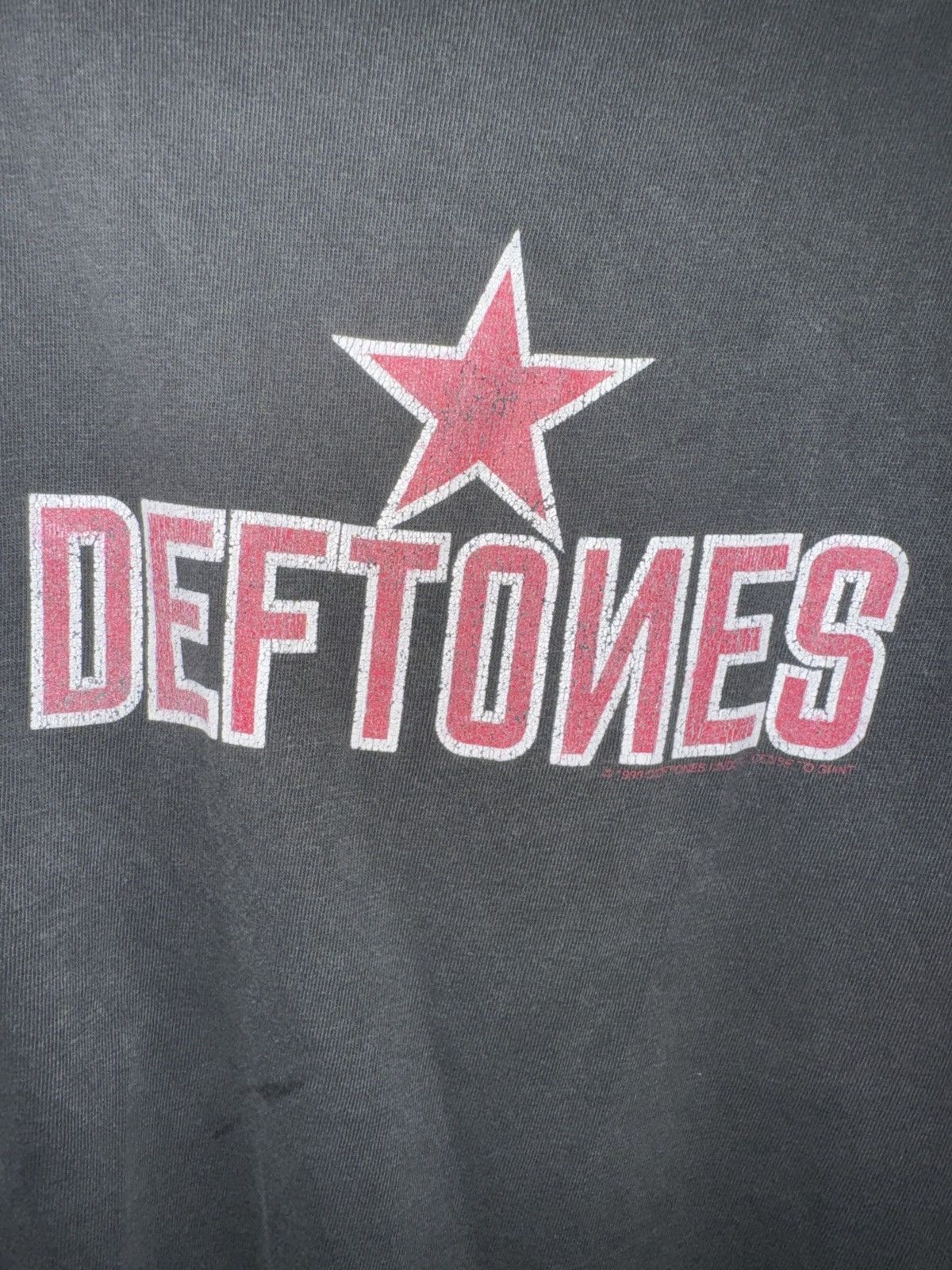 Band Tees × Vintage Deftones Soviet Star T-Shirt Size US XL / EU 56 / 4 - 4 Thumbnail