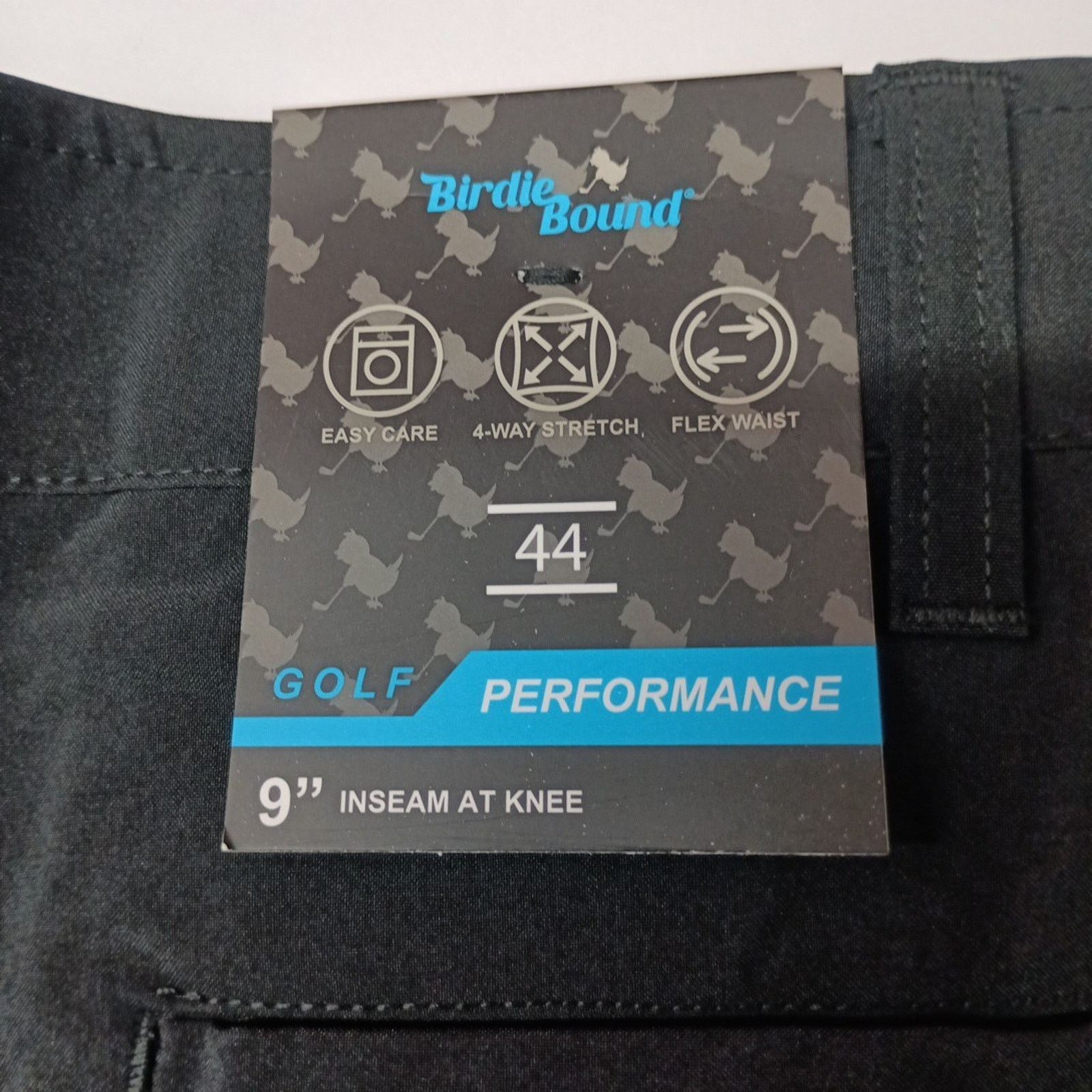 Other Birdie Bound Cargo Shorts Mens 44x9 Black Stretch Flex Waist Size US 44 / EU 60 - 6 Thumbnail
