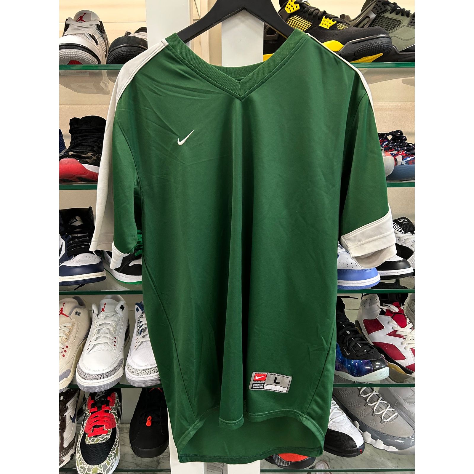 Nike Nike Team lightweight Running Soccer Work Out Tee Green Size US L / EU 52-54 / 3 - 1 Thumbnail