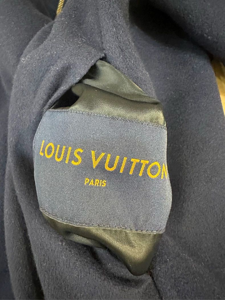 Louis Vuitton Louis Vuitton Fei Dong Co-branded Dark Blue Full Logo Wool Size US L / EU 52-54 / 3 - 6 Thumbnail