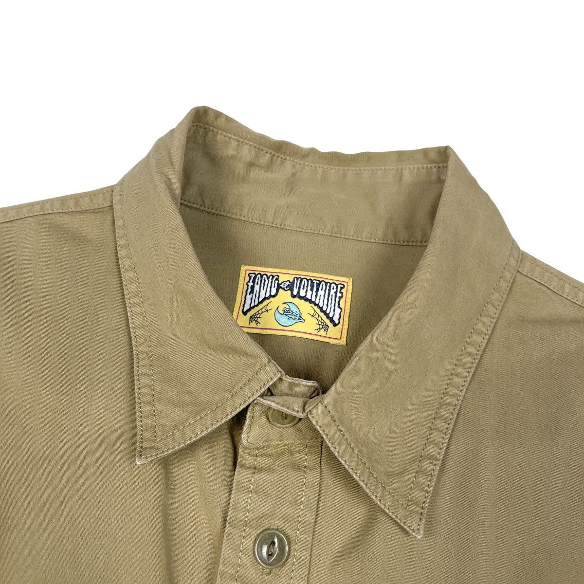 Zadig & Voltaire Zadig & Voltaire Sigmund Military L/S Shirt Size US L / EU 52-54 / 3 - 4 Thumbnail