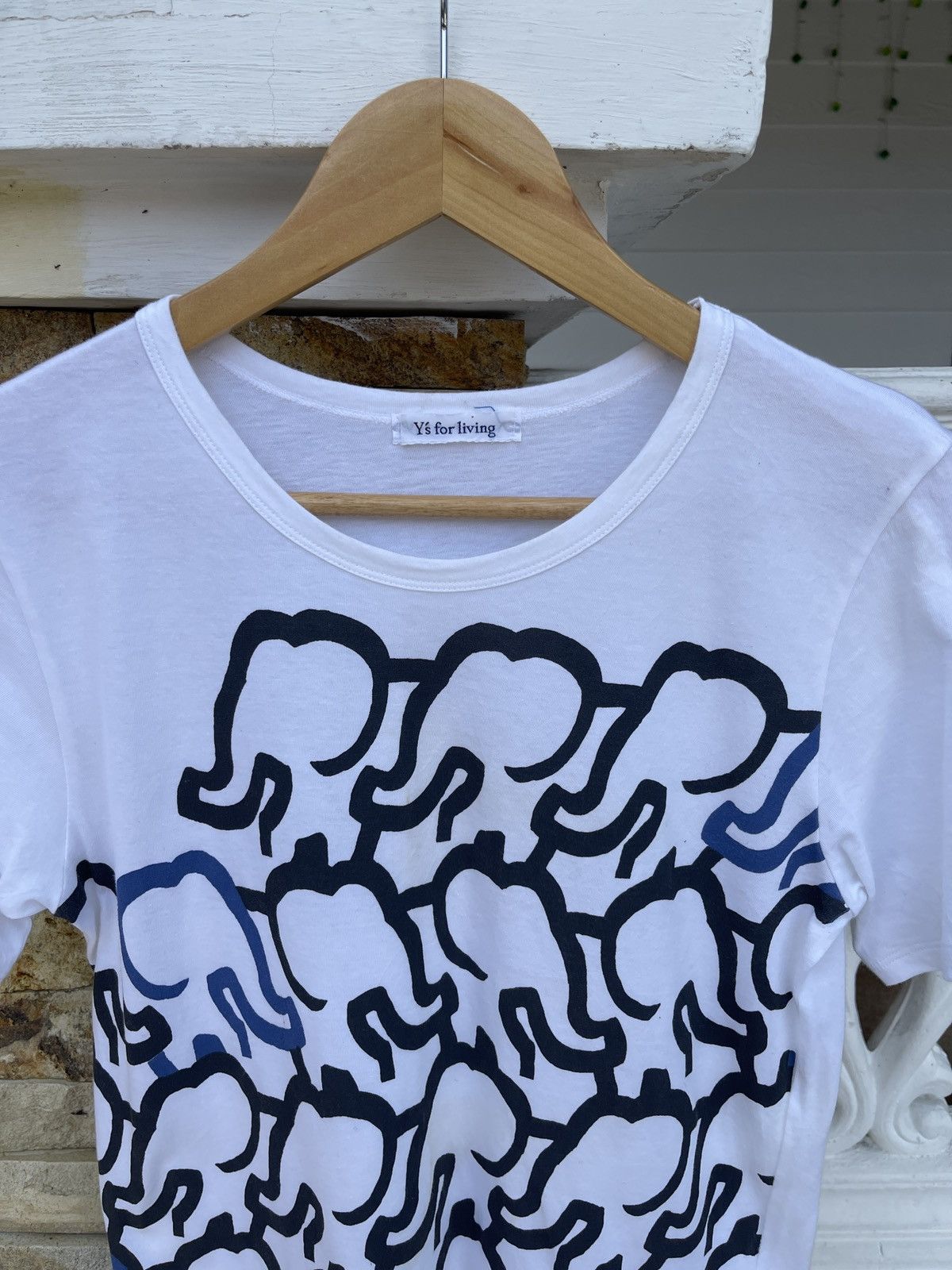 Vintage × Y's × Yohji Yamamoto Last Drop🔥Rare🔥Vintage Ys’ For Living Yohji Yamamoto T-Shirt Size US S / EU 44-46 / 1 - 2 Thumbnail