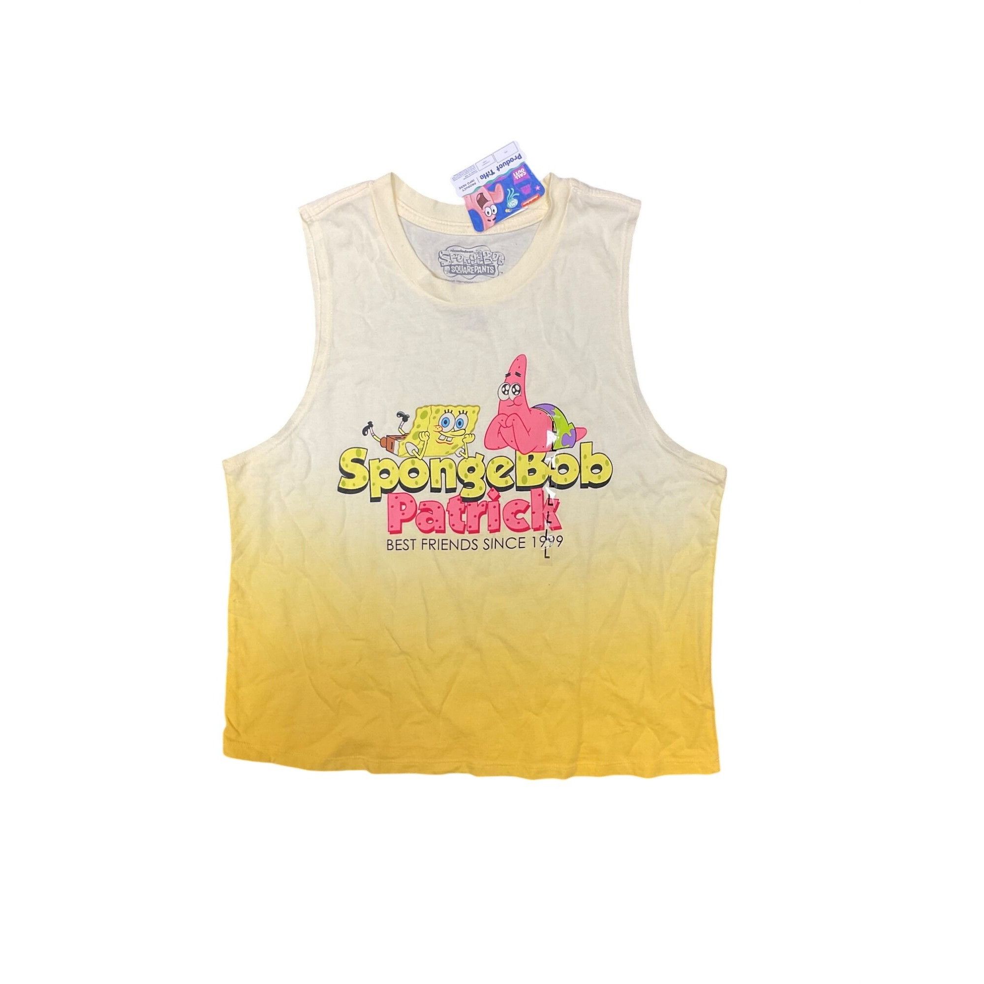 Nickelodeon Nickelodeon Spongebob Patrick Yellow Ombre Tank Top L Size L / US 10 / IT 46 - 2 Thumbnail