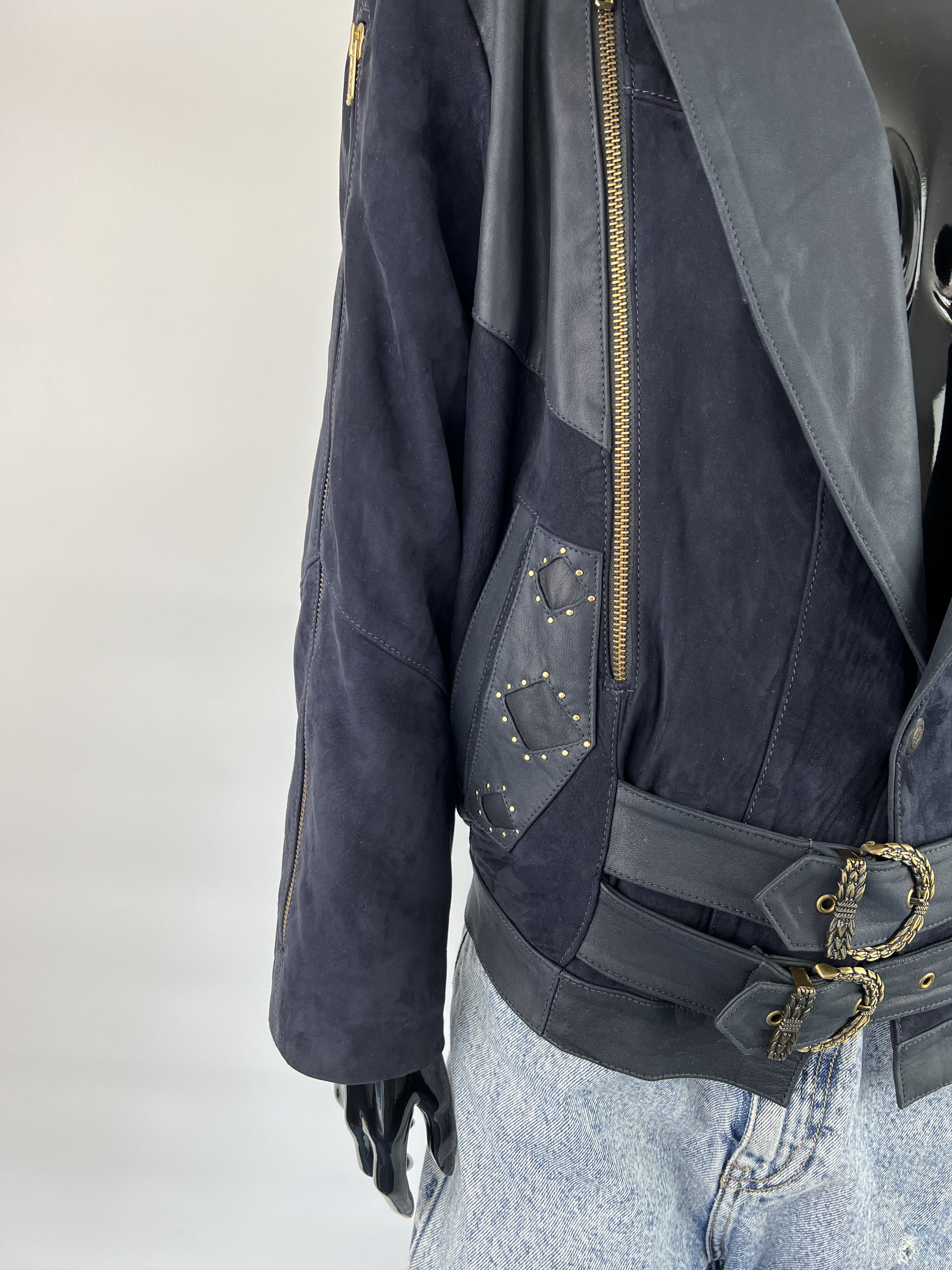 Designer × Vintage Rare Vtg Antonio Sampol Bergamo Suede Leather Jacket M Size M / US 6-8 / IT 42-44 - 5 Thumbnail