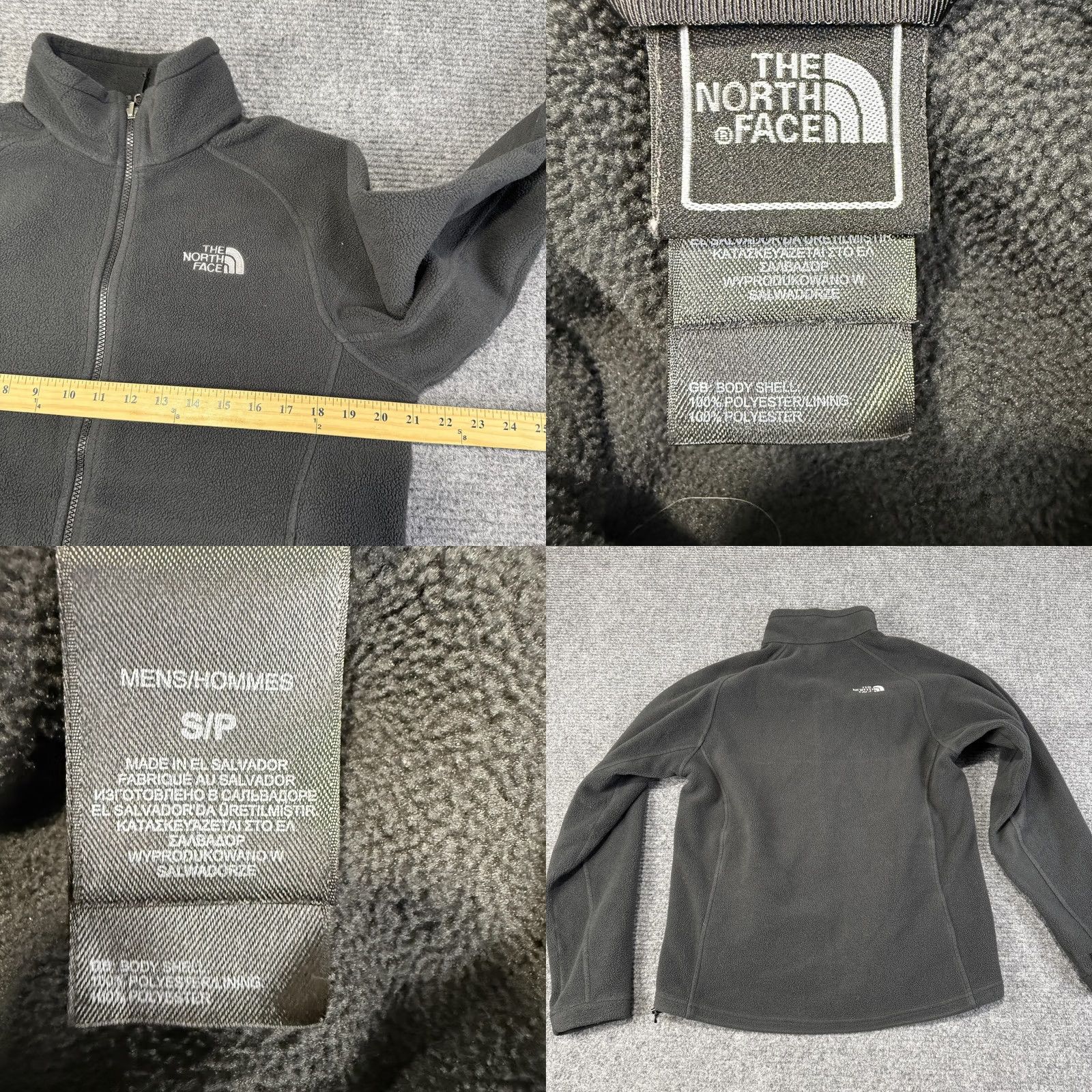 The North Face The North Face Jacket Mens Small Gray Fleece Full Zip Outdoor Hiking Travel Size US S / EU 44-46 / 1 - 8 Thumbnail