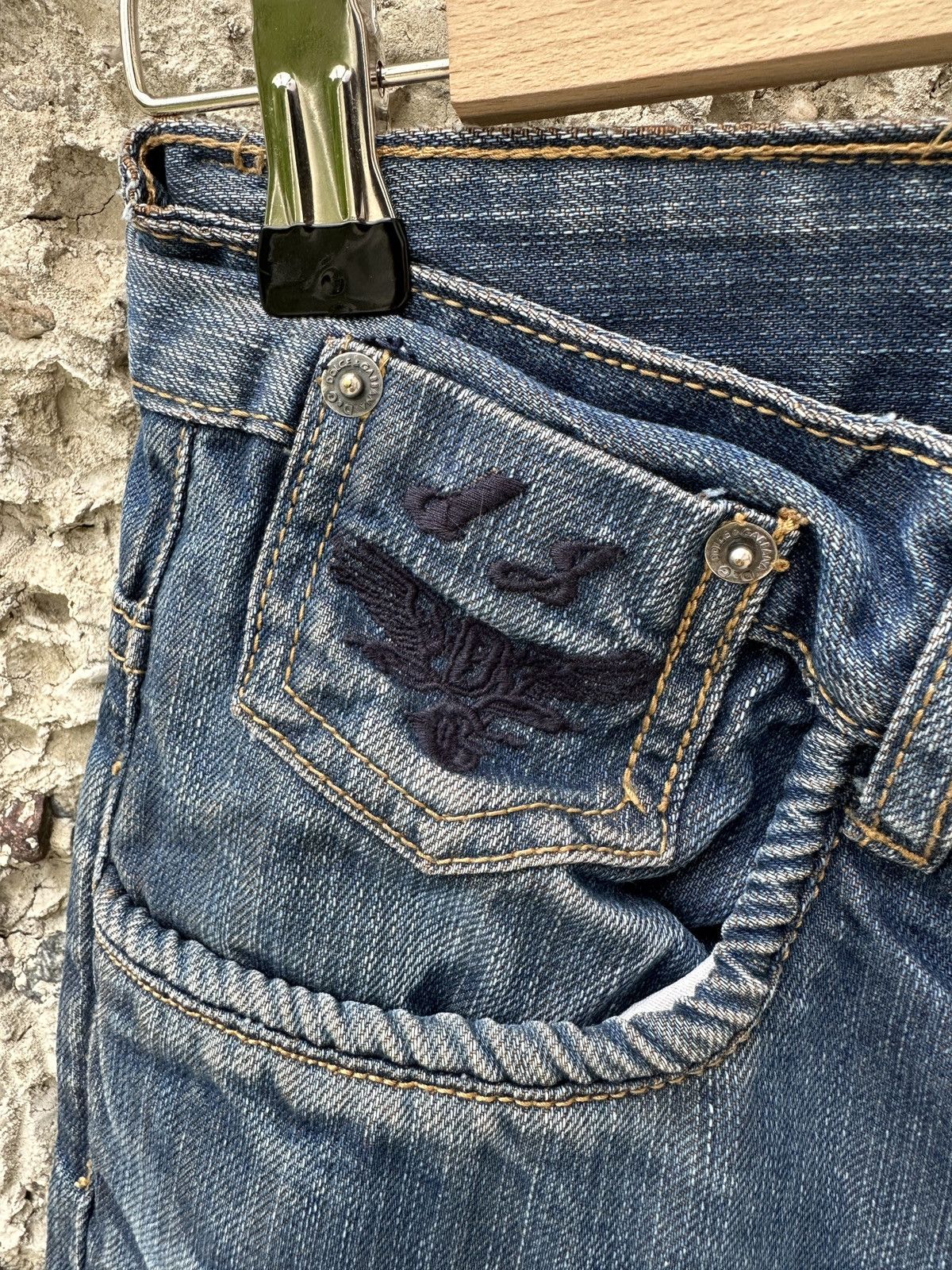 Vintage Vintage y2k Dolce jeans embroided denim pants Size US 32 / EU 48 - 6 Thumbnail