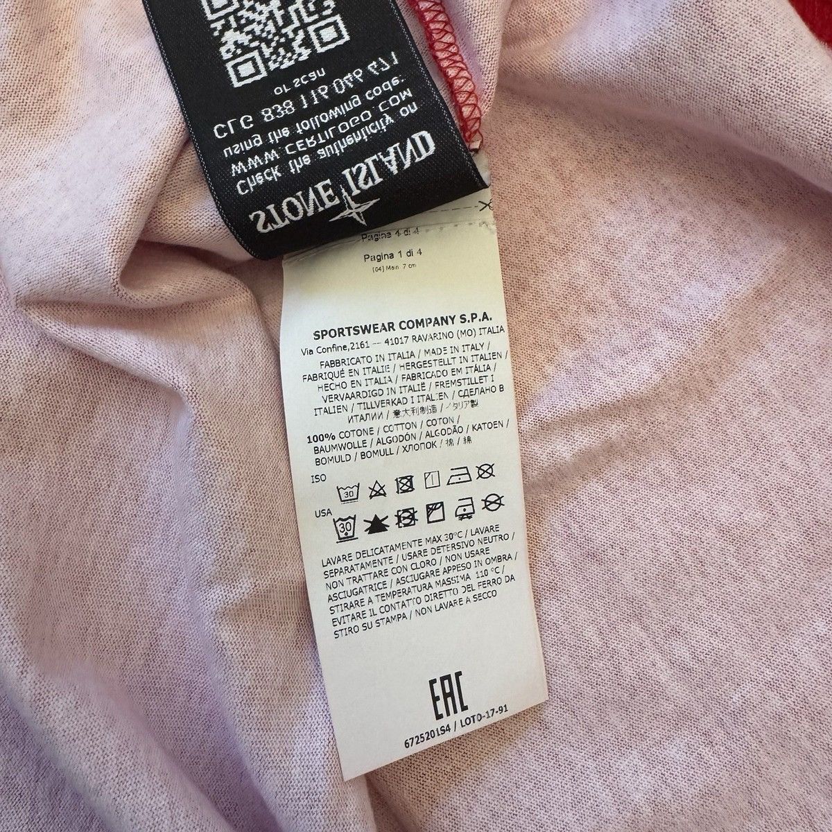 Stone Island × Supreme Supreme x Stone Island Tee Size US L / EU 52-54 / 3 - 9 Thumbnail